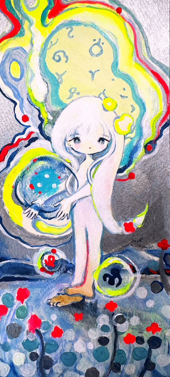 もっちもち】黄菊しーく 2015年作品 原画 もっちもち】黄菊しーく 2015