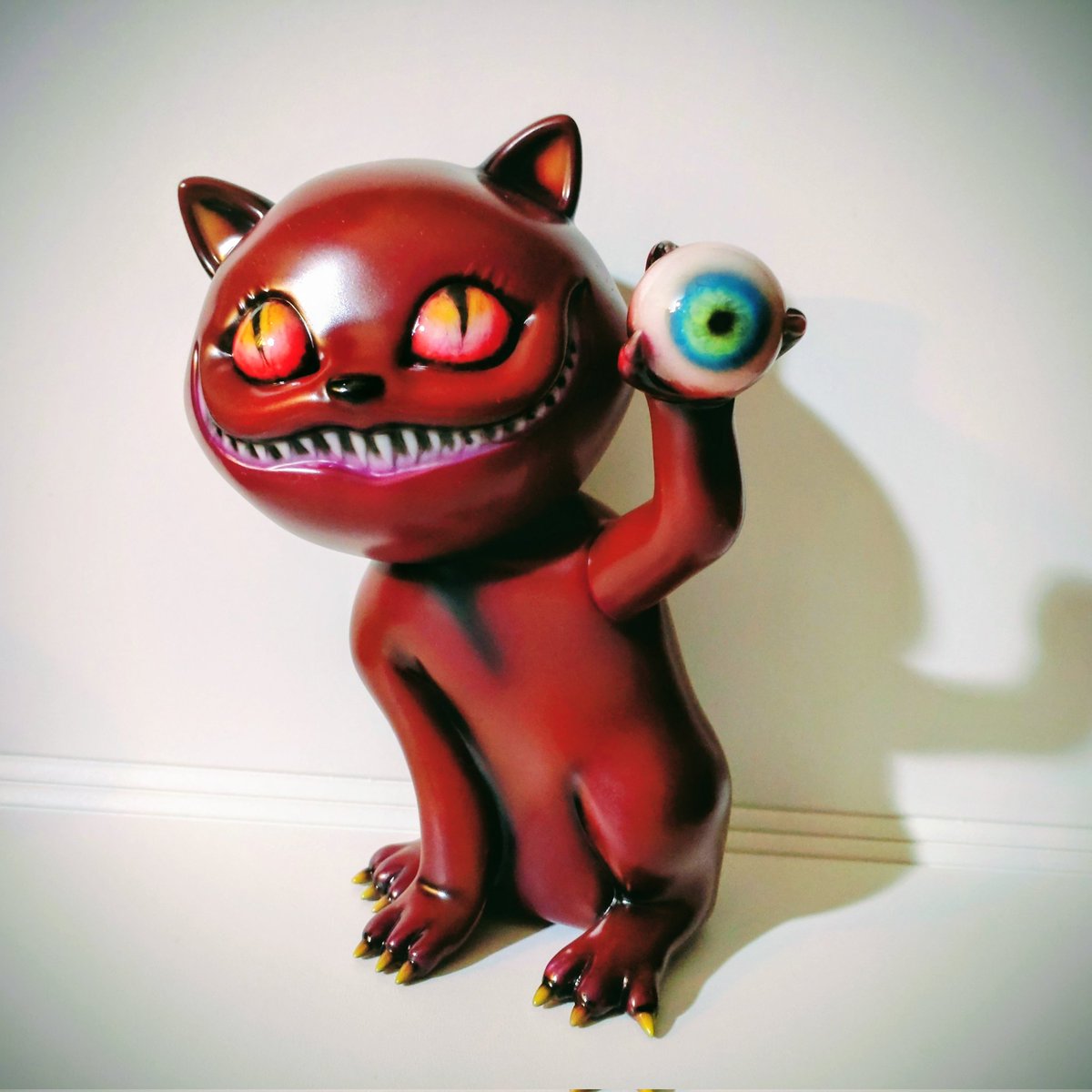 かっこわらい雑貨店 TAMA RED SofviQ 上目遣い 未開封 かっこわらい