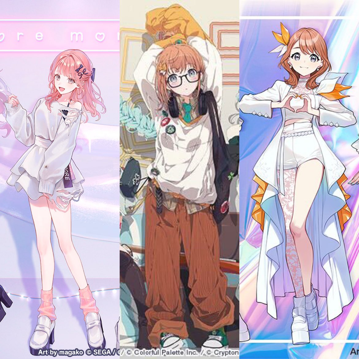 プロセカZOZOTOWNコラボのイラストをまとめてみた（モモジャン）