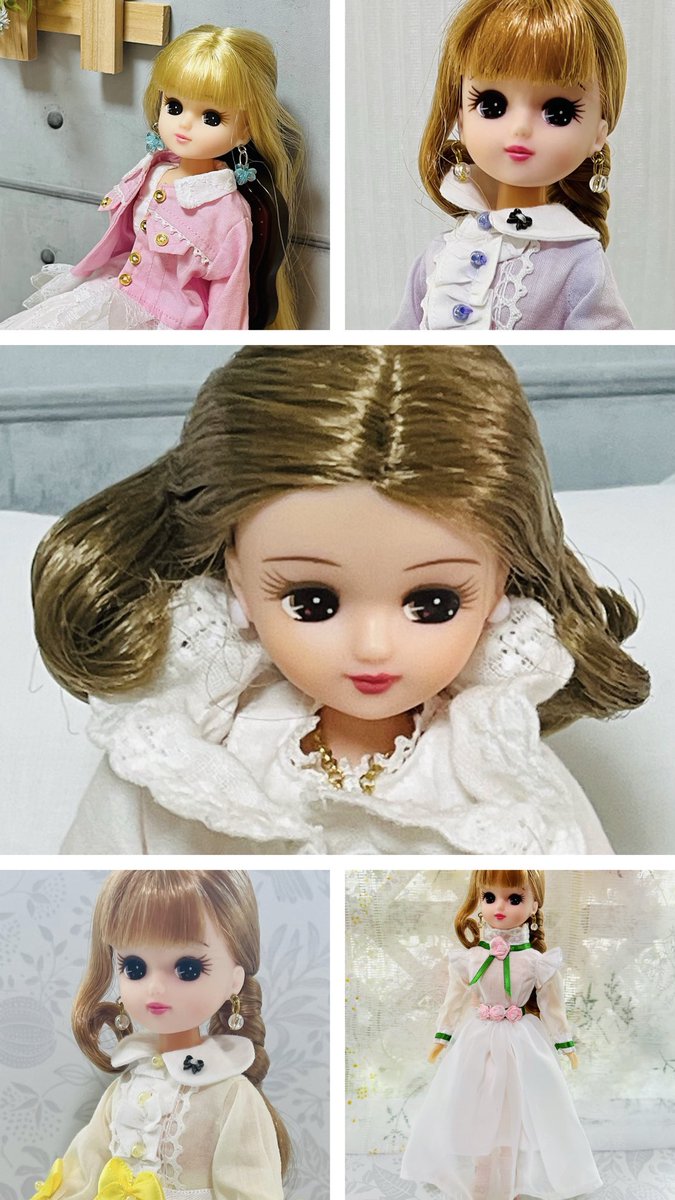 4391 ゆみ ハンドメイド 22cmドール服 22cmドール服 ハンドメイド