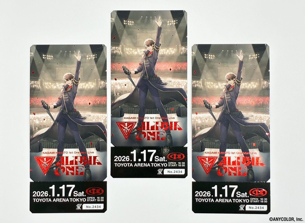 にじさんじ 加賀美ハヤト ライブ FC特典メモリアルチケット 銀テープ にじさんじ 加賀美ハヤト ALPHA ONE FC特典 銀テープ - メルカリ