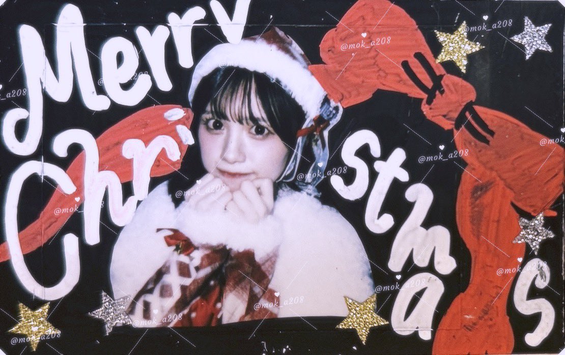 テックジャイアン 美少女 サンタ衣装キャラクターポスター サイン入り