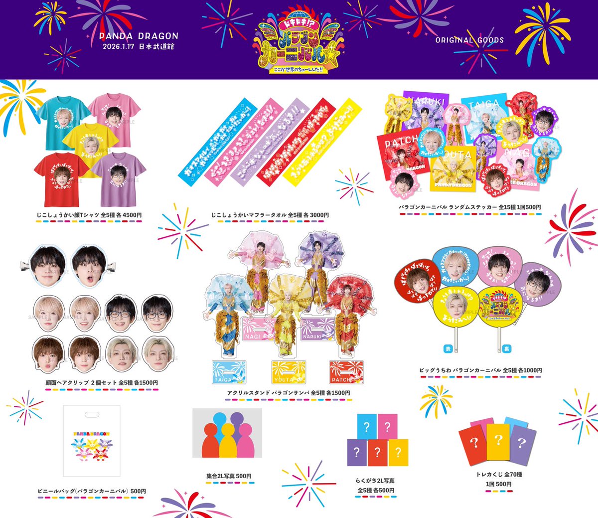 2026年1月17日(土) パンダドラゴン 日本武道館公演2026『ドキドキ