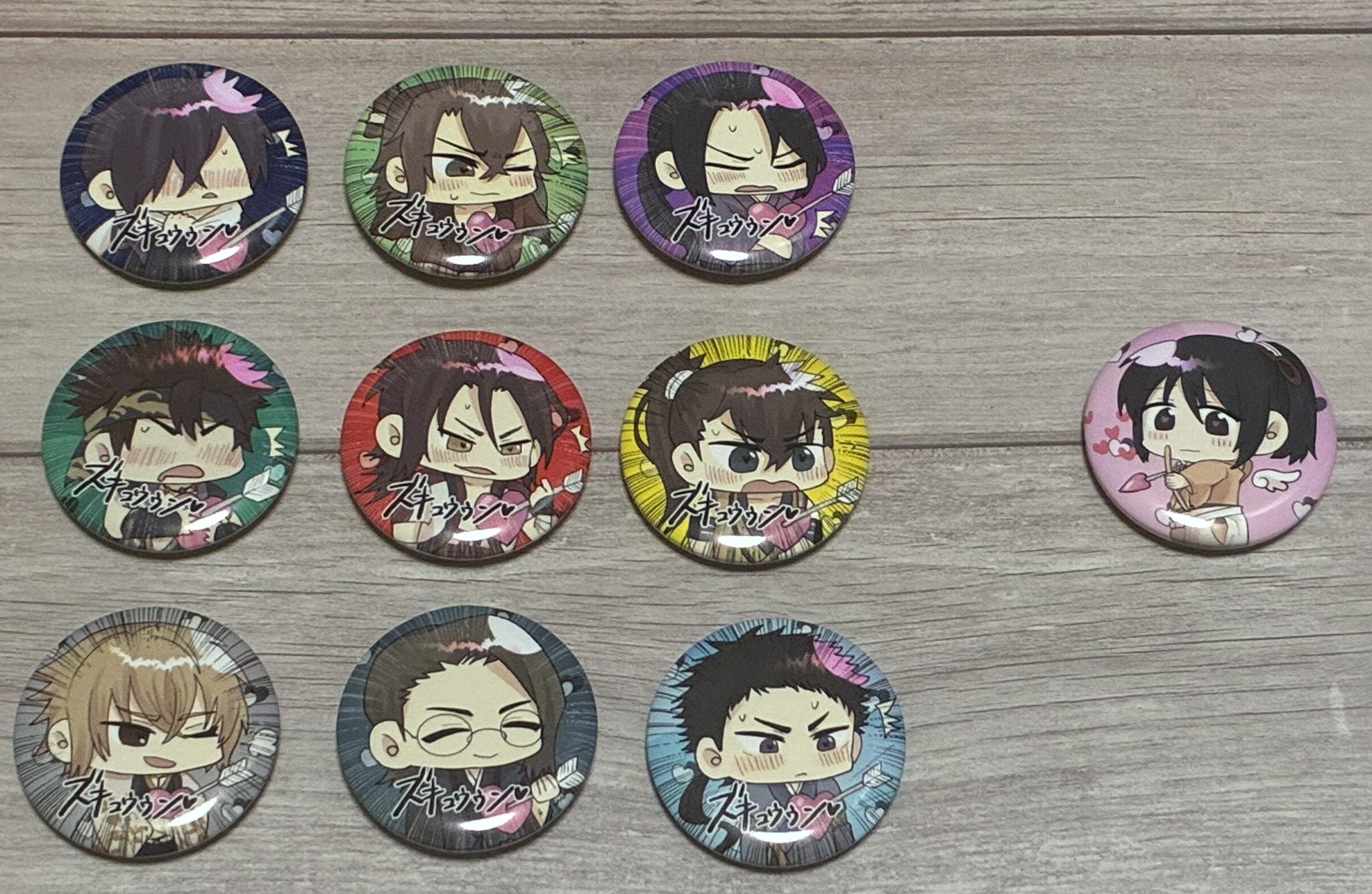 nqrse 缶バッジ【XYZ TOUR 2018 SUMMER】 XYZ 2018 夏 缶バッジ XYZ