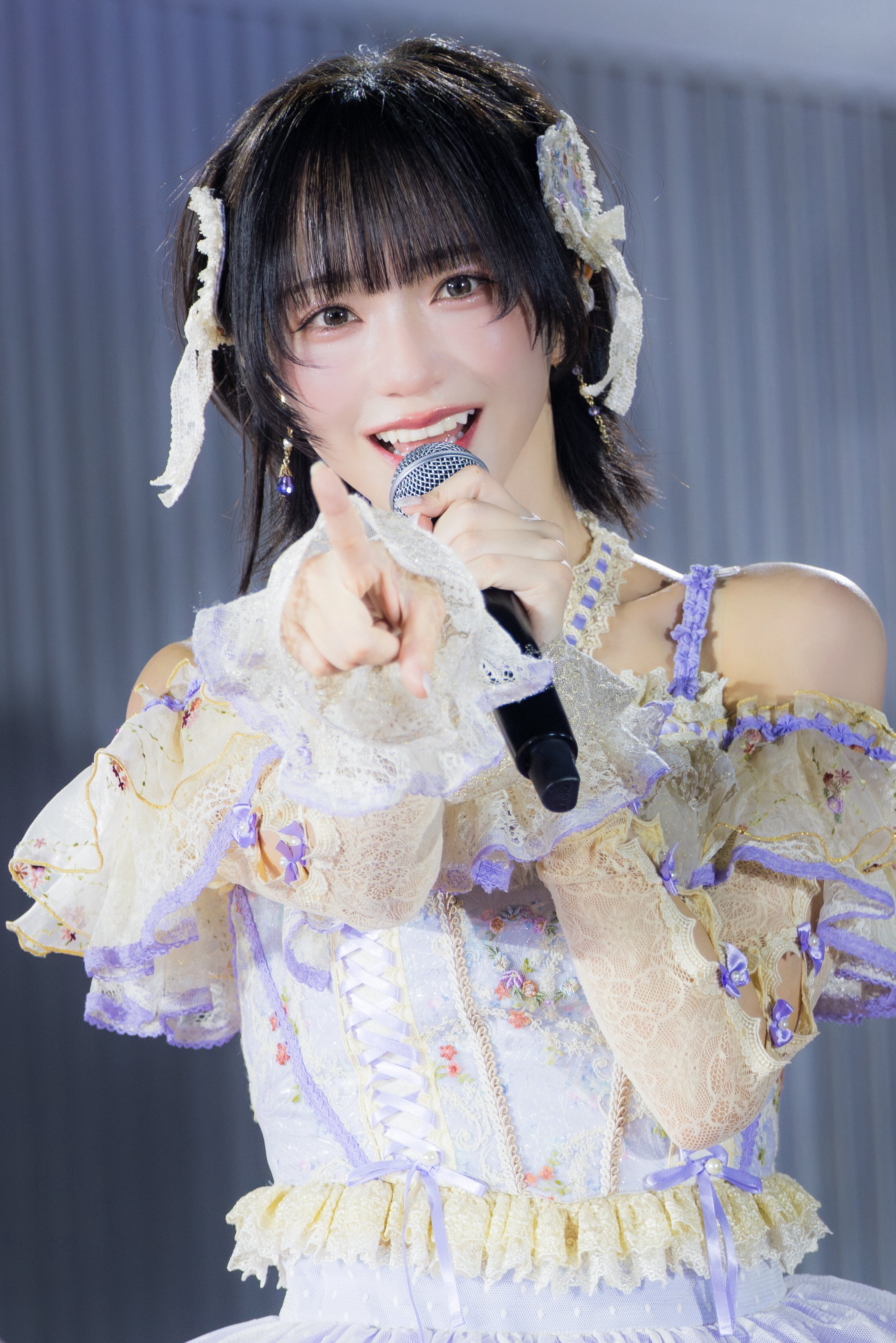 LOVE イコラブ 野口衣織 絶対アイドル辞めないで 白セーラー 直筆