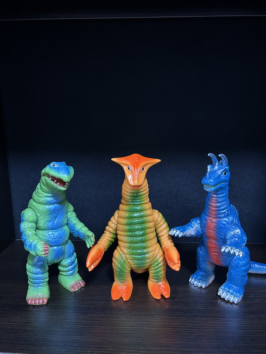 当時もの】ポピー キングザウルス ソフビ タッコング 帰ってきた