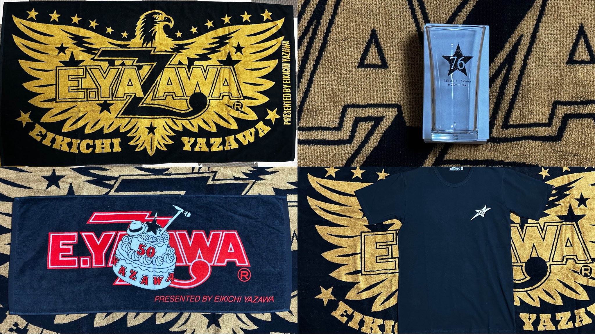 矢沢永吉 SBT ジャガードスペシャルビーチタオル 11 (ロゴ)イーグル