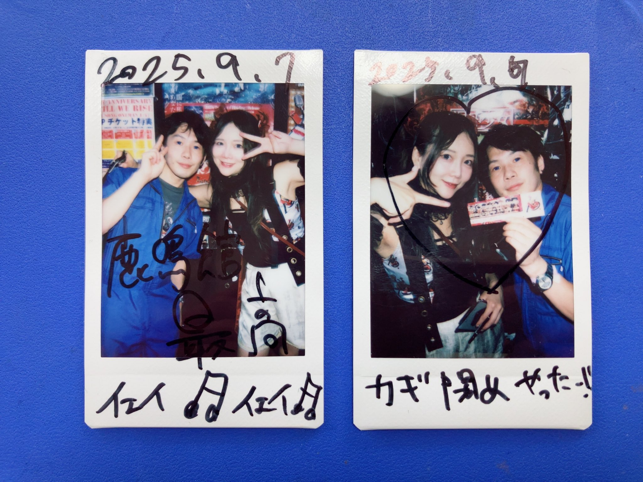 ⑥黒百合と影 烏名鳴 メメント・モリ 哀 チェキ 10枚セット