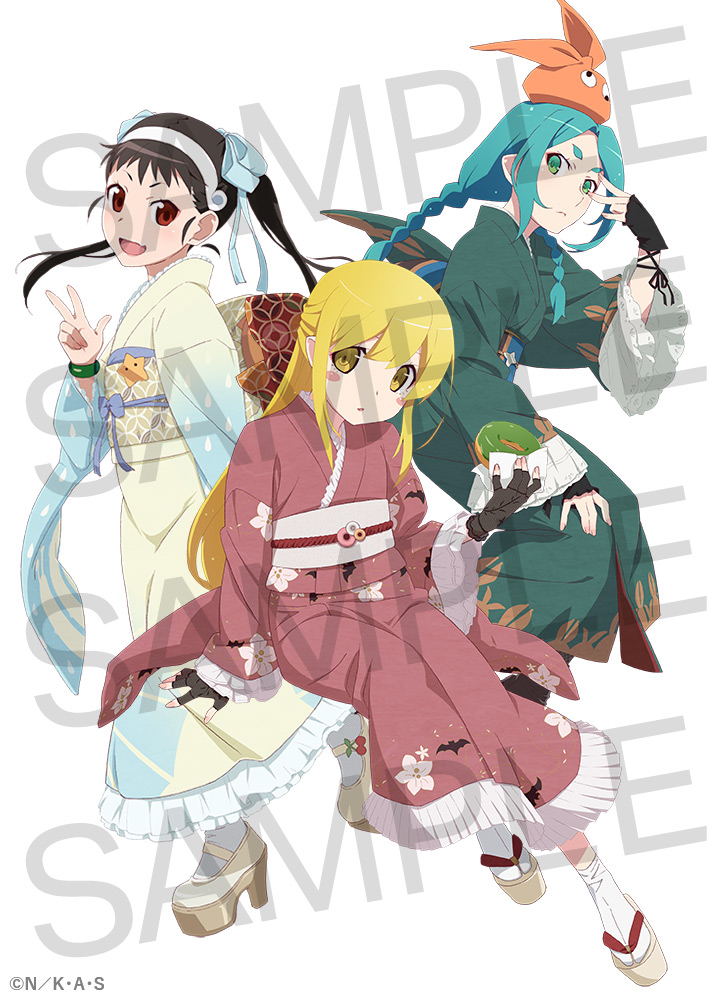 忍野忍 斧野木余接 八九寺真宵 プレイマット C93タートルマウント 忍野