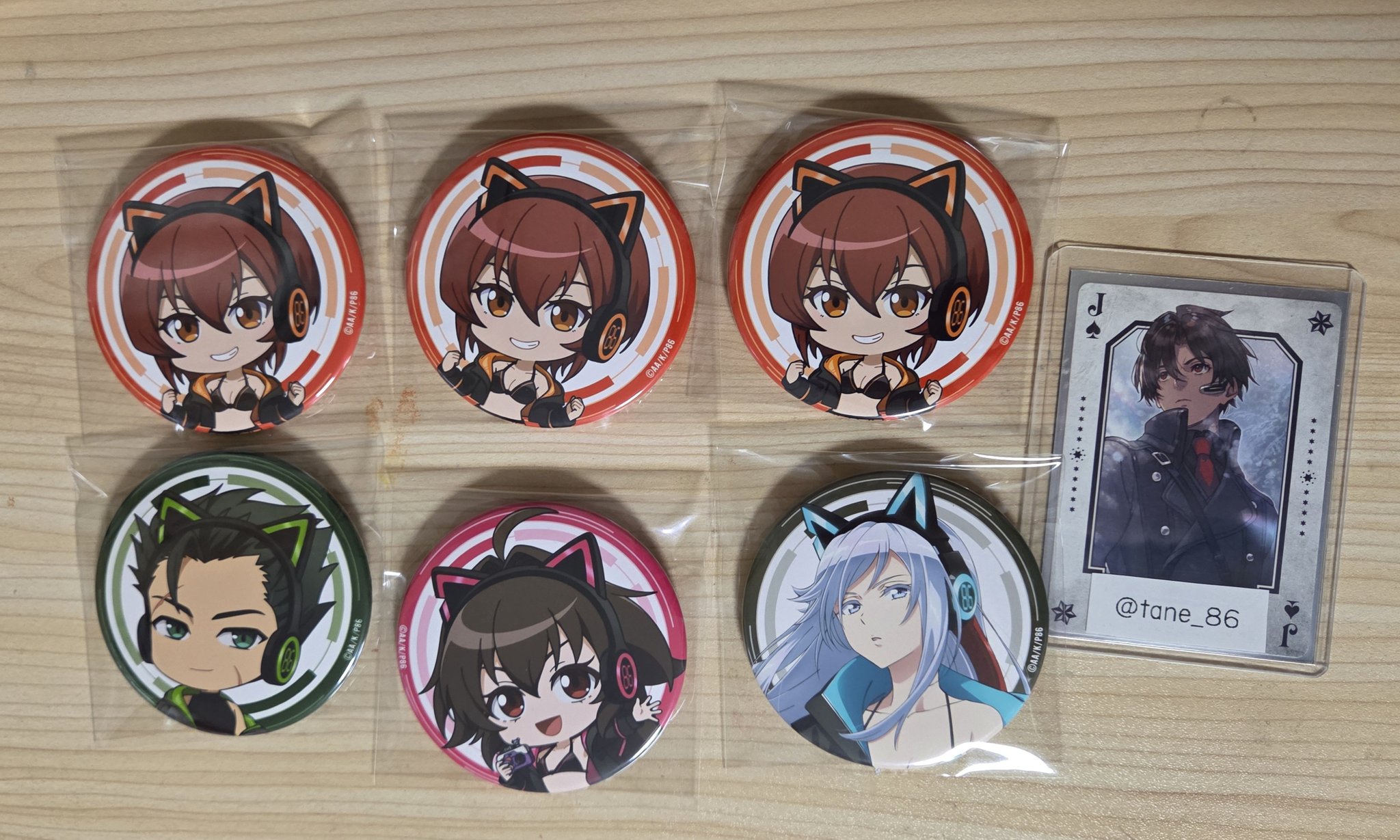 エイティシックス シン カラ鉄 缶バッジ エイティシックス シン カラ鉄