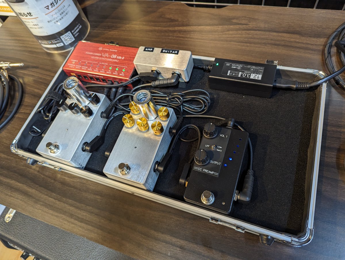 12AX7CC】 = 12AX7 CopiCat preamp 初出し… WATKINS CopiCatの真空管