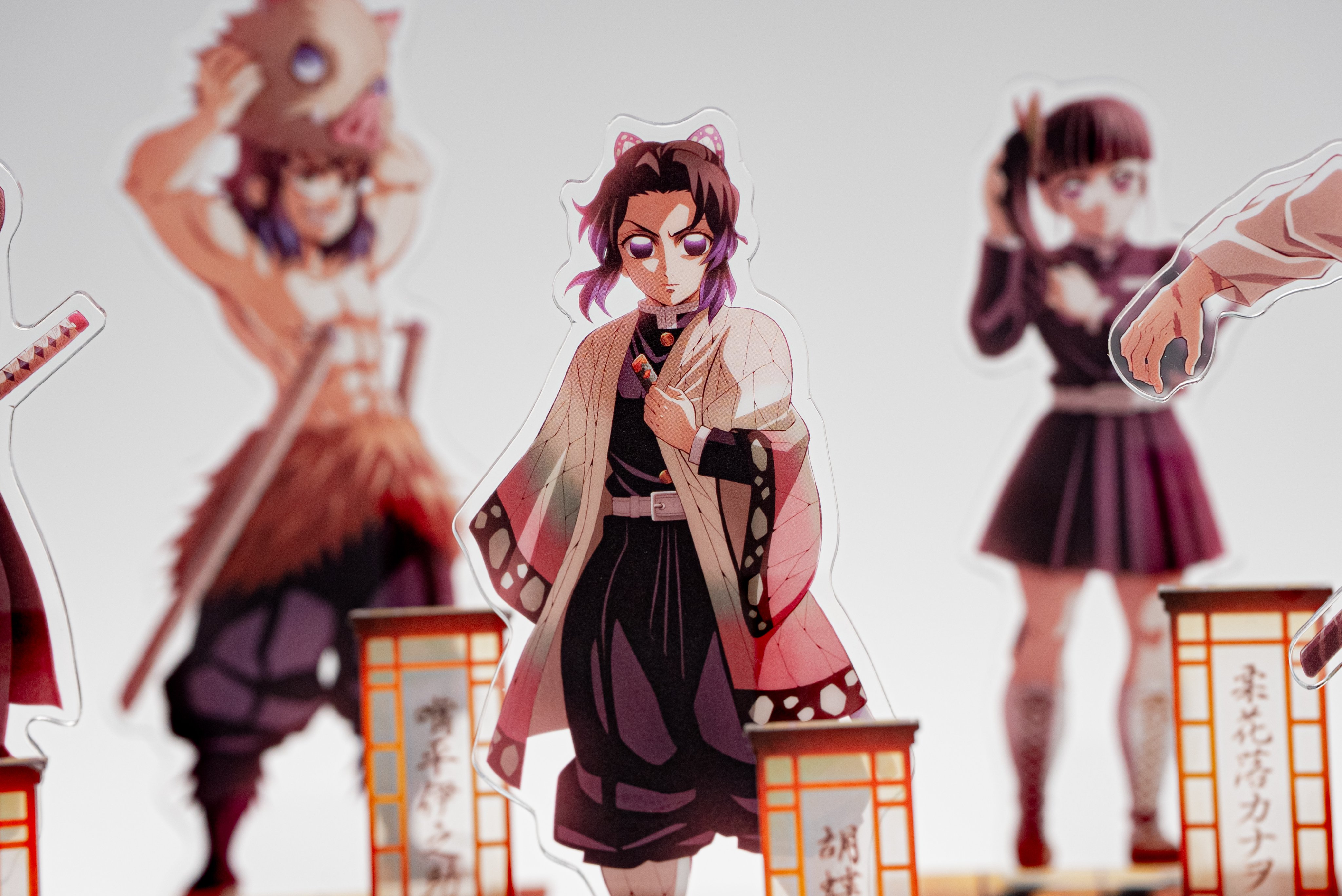 ୨୧鬼滅の刃୨୧童磨 ブロマイド 上弦集結 ufotable cafe② ୨୧鬼滅