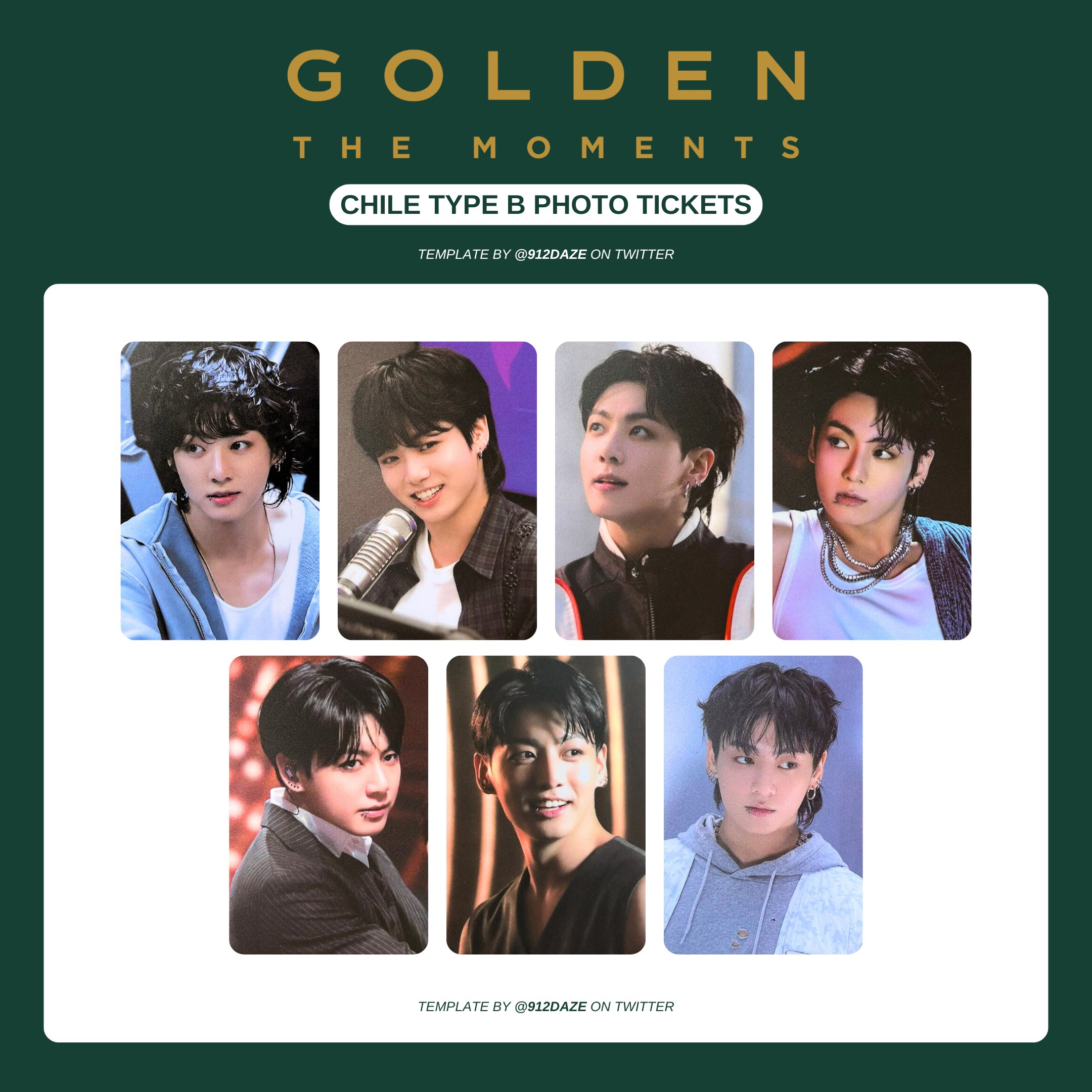 BTS グク GOLDEN 展示会 トレカ チリ限定 jungkook