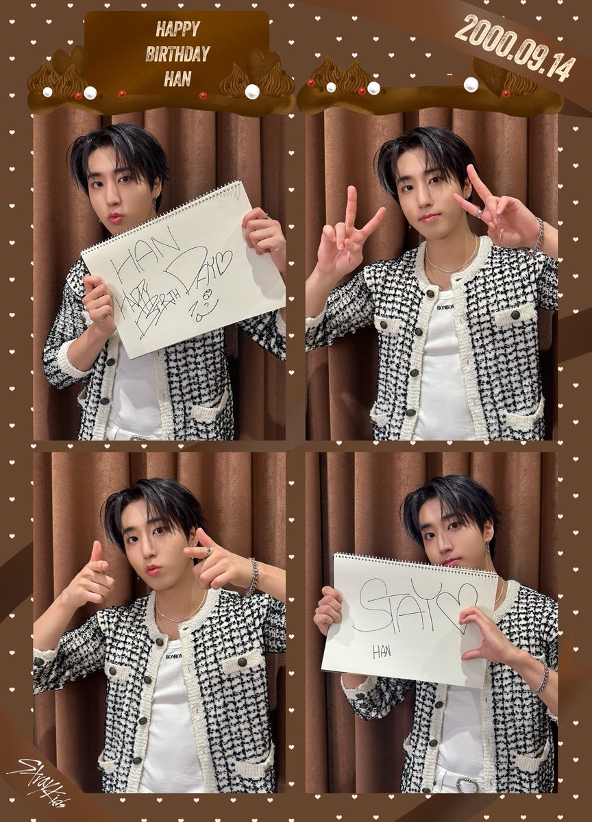 StrayKids スキズ ハン HAN 直筆サイン入りフラッグ 5-STAR StrayKids