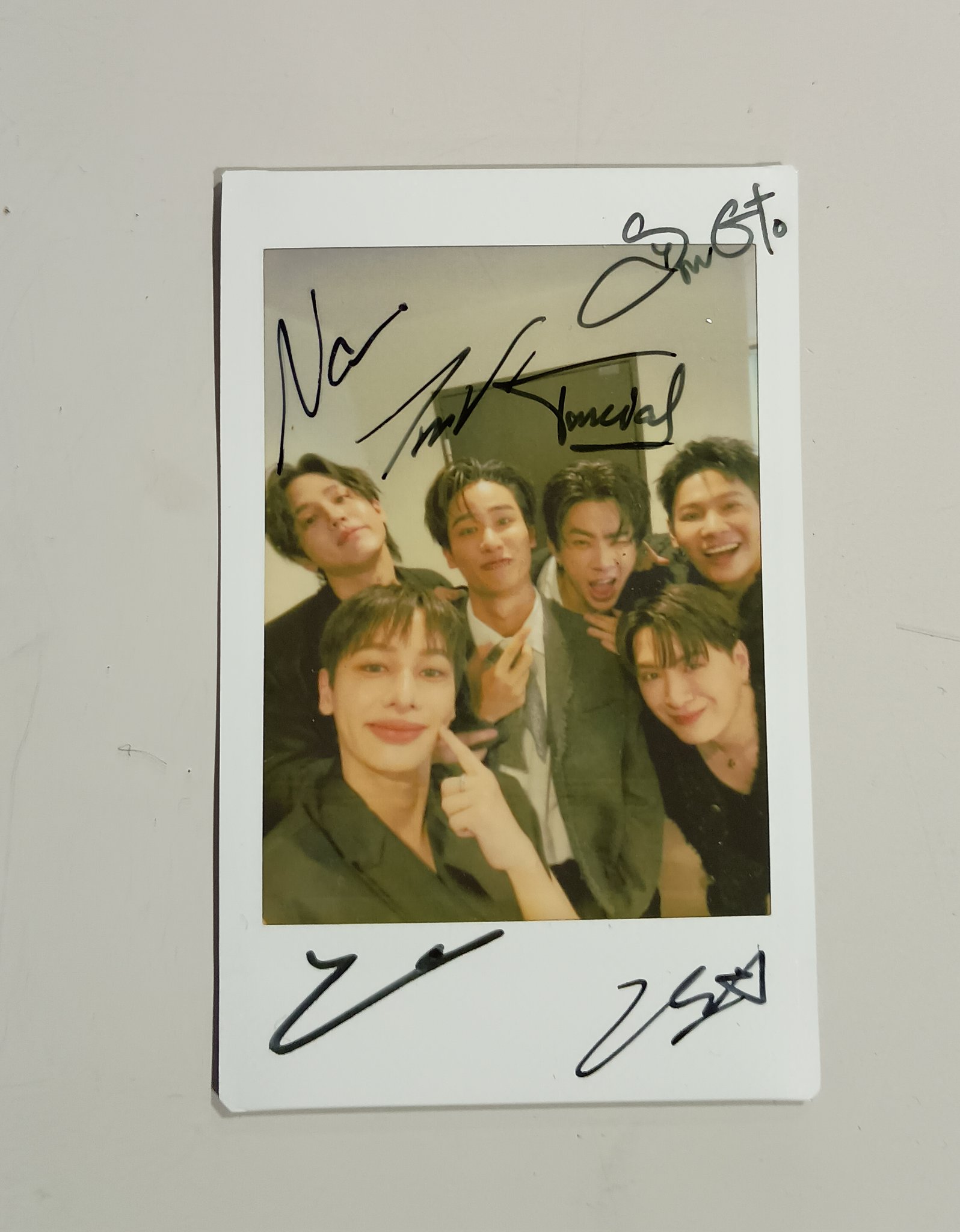 ASTRO サナ 直筆サイン ポラロイド ASTRO ユンサナ 直筆サイン入り