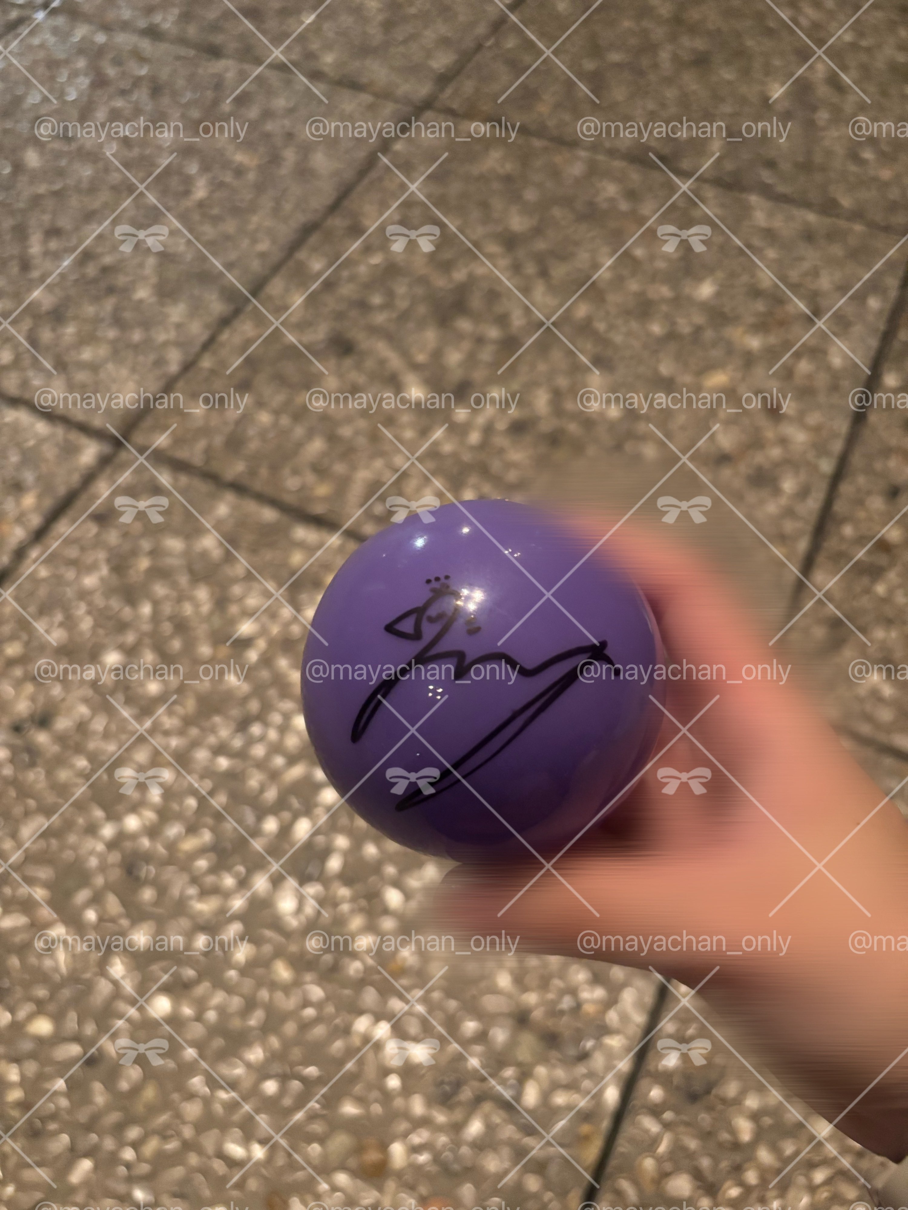 た*し様 NiziU MAYA サインボール AWAKE