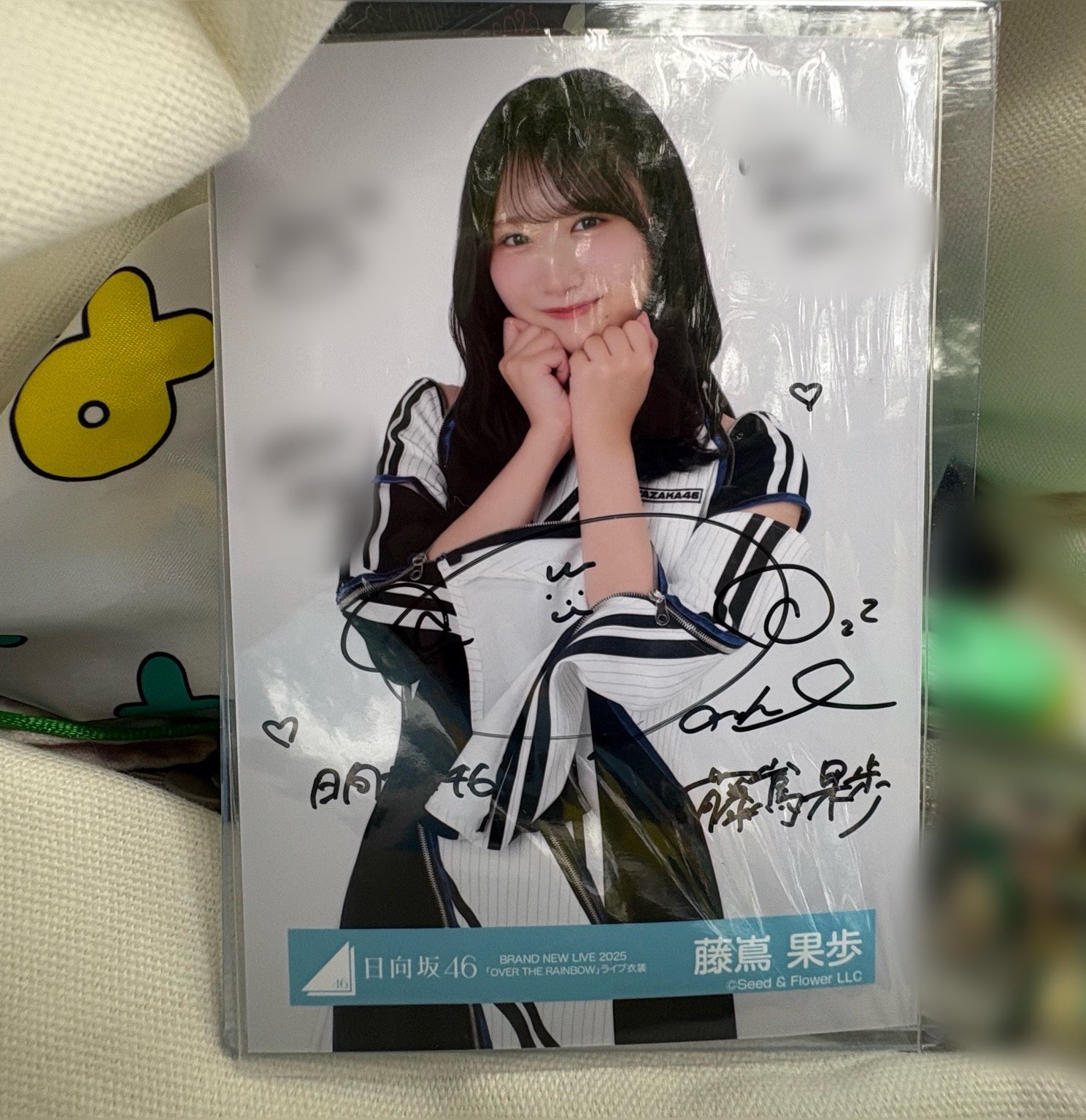 藤嶌果歩 サイン入りチェキ 藤嶌果歩 サイン入りチェキ 日向坂46 日