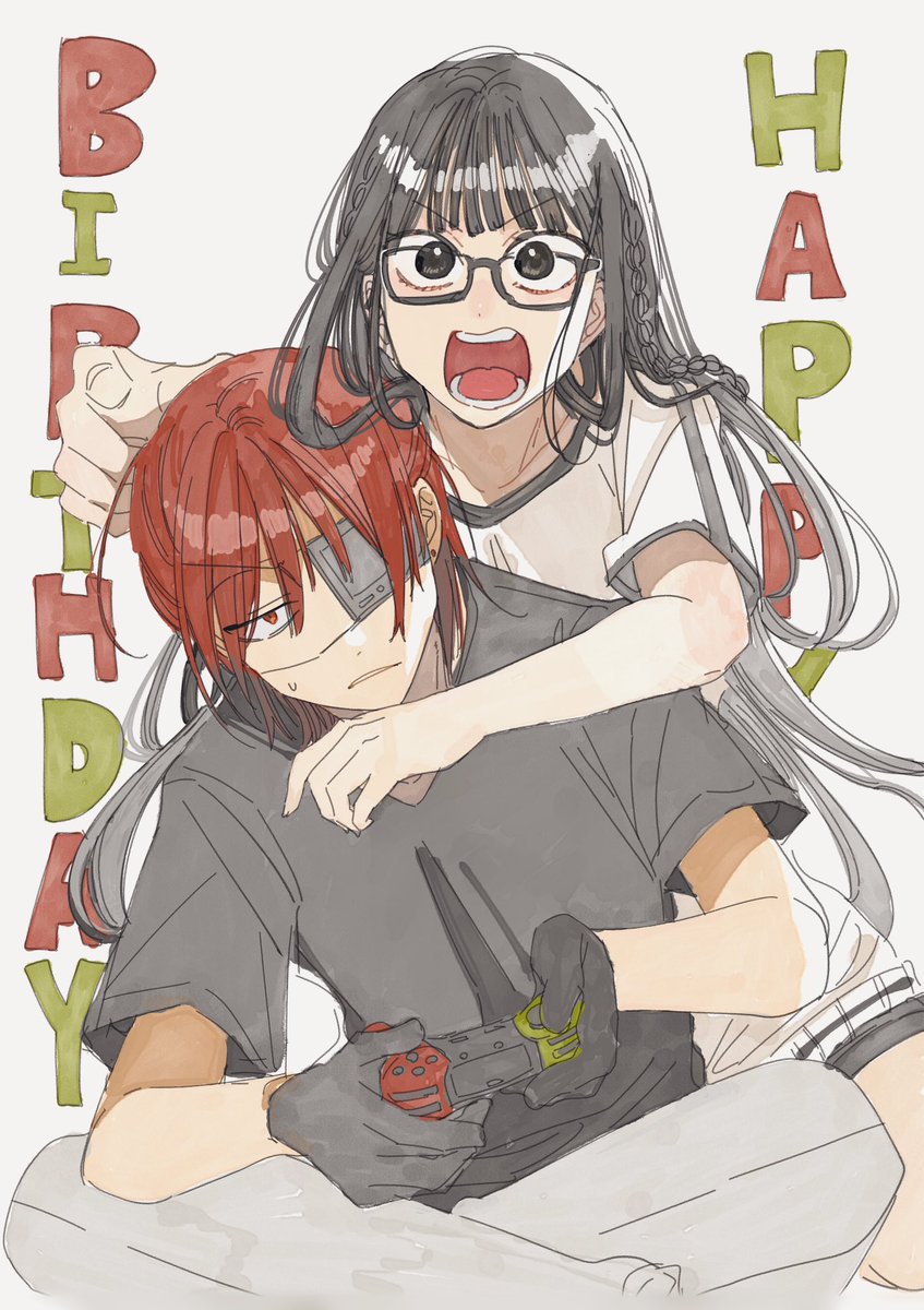 本日9/28は座敷紅子・泥田耕太郎の誕生日！2人ともおめでとう〜〜🎮