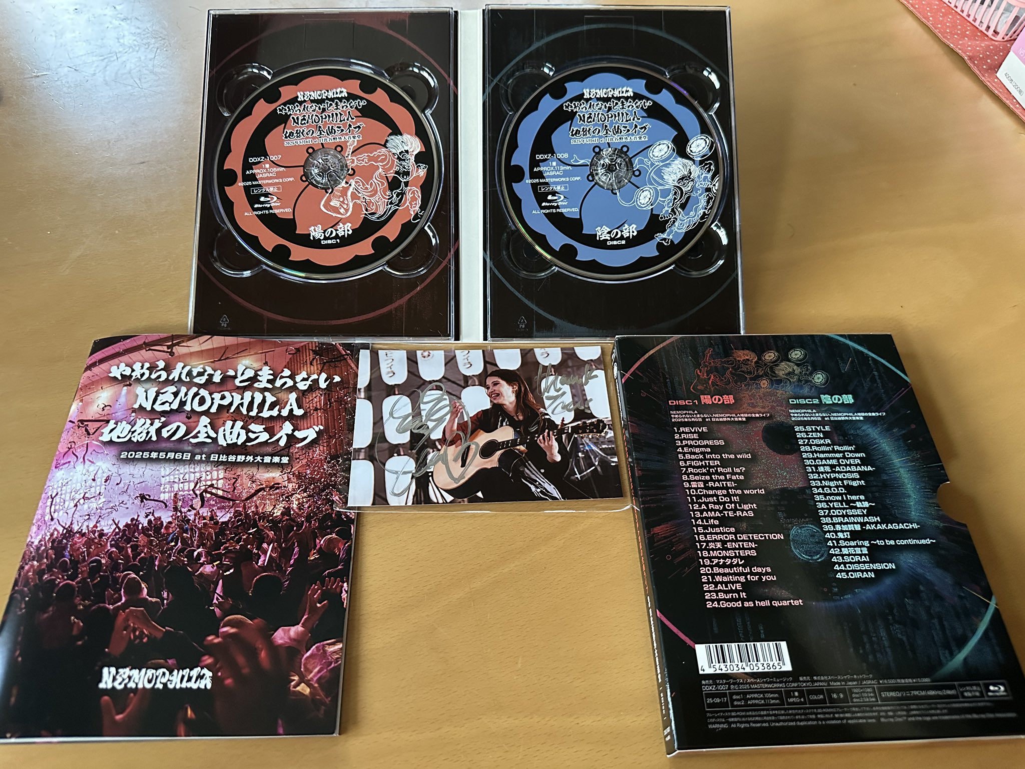 NEMOPHILA 直筆サイン入り写真 メンバー5人分 NEMOPHILA 直筆サイン