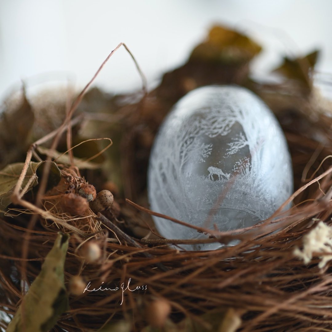 keino glass さんの教会のオブジェ 鹿 keino glass さんの教会の