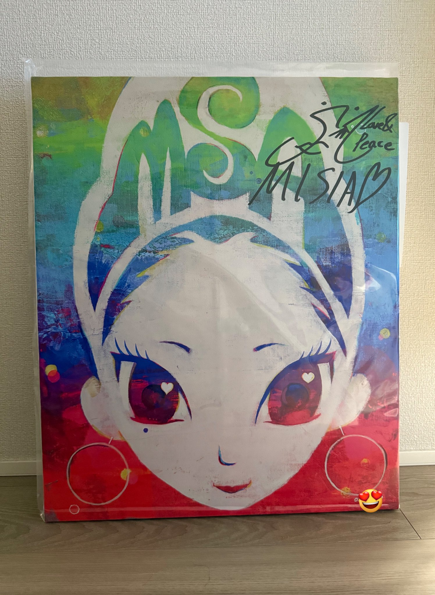 すいみゃ fanbox限定 直筆サイン キャンバスアート すいみゃ fanbox