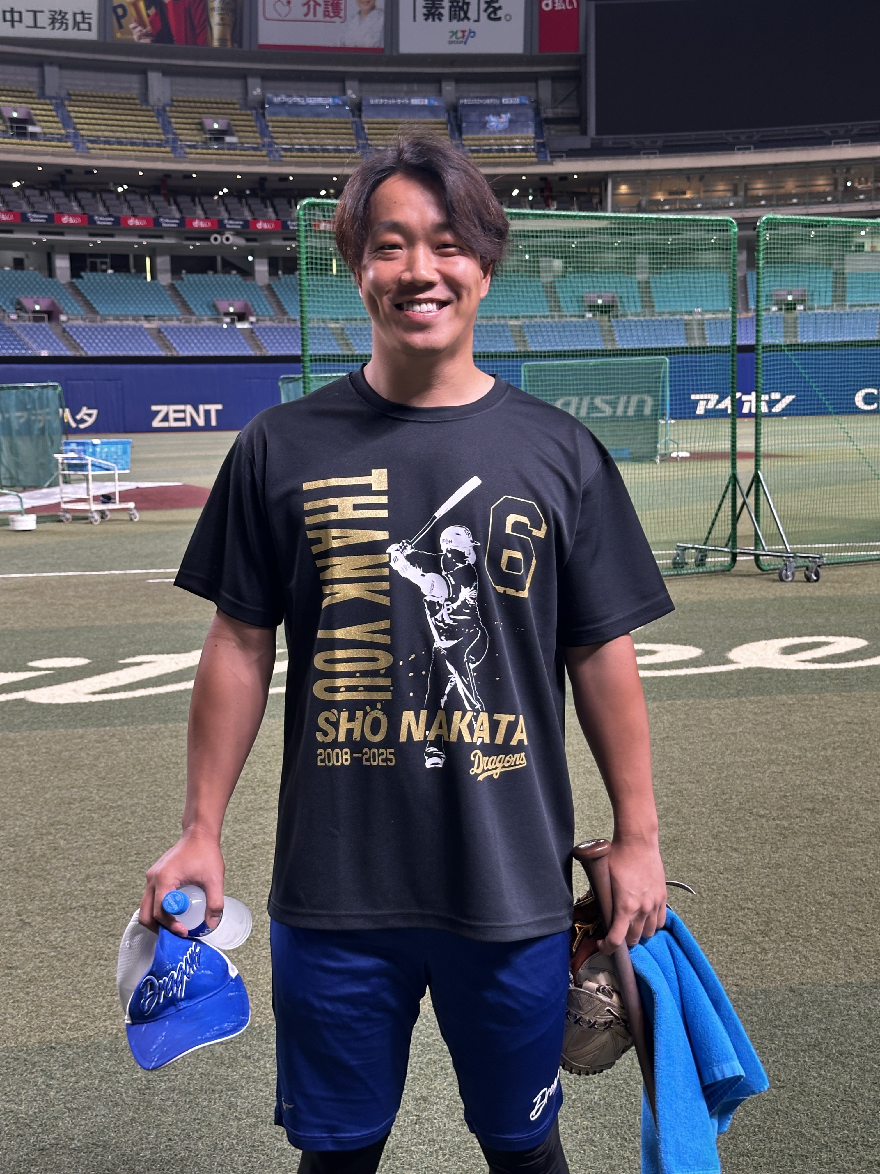 中日・中田翔、引退記念Tシャツのデザイン | ドラ要素＠のもとけ