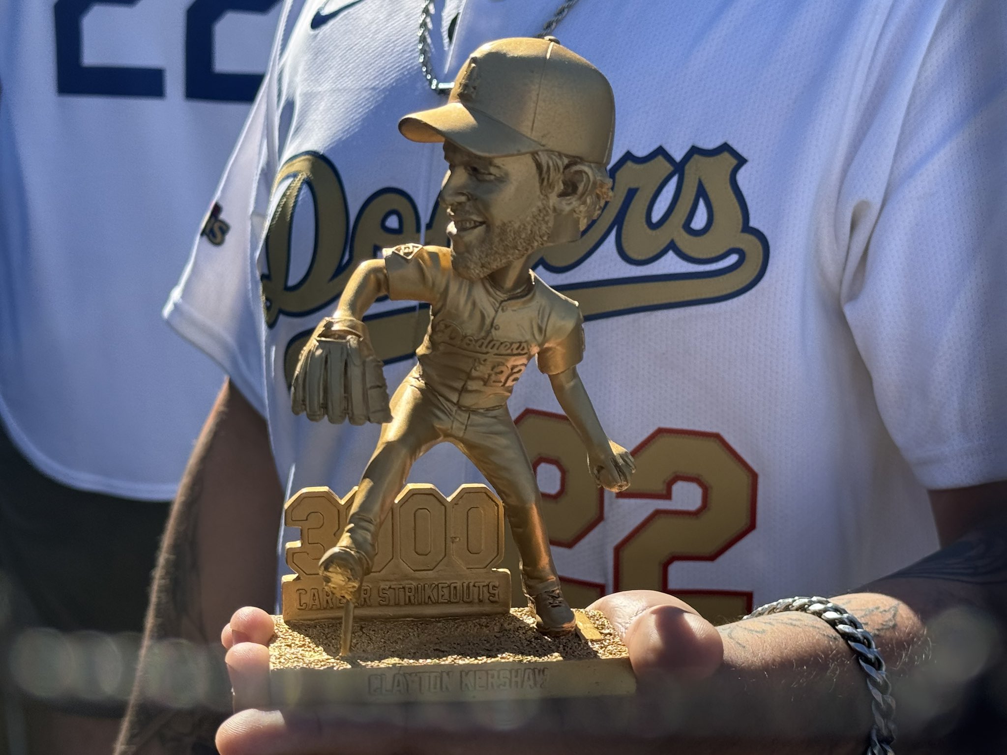 カーショー 3000奪三振 ボブルヘッド ドジャース Dodgers ドジャース