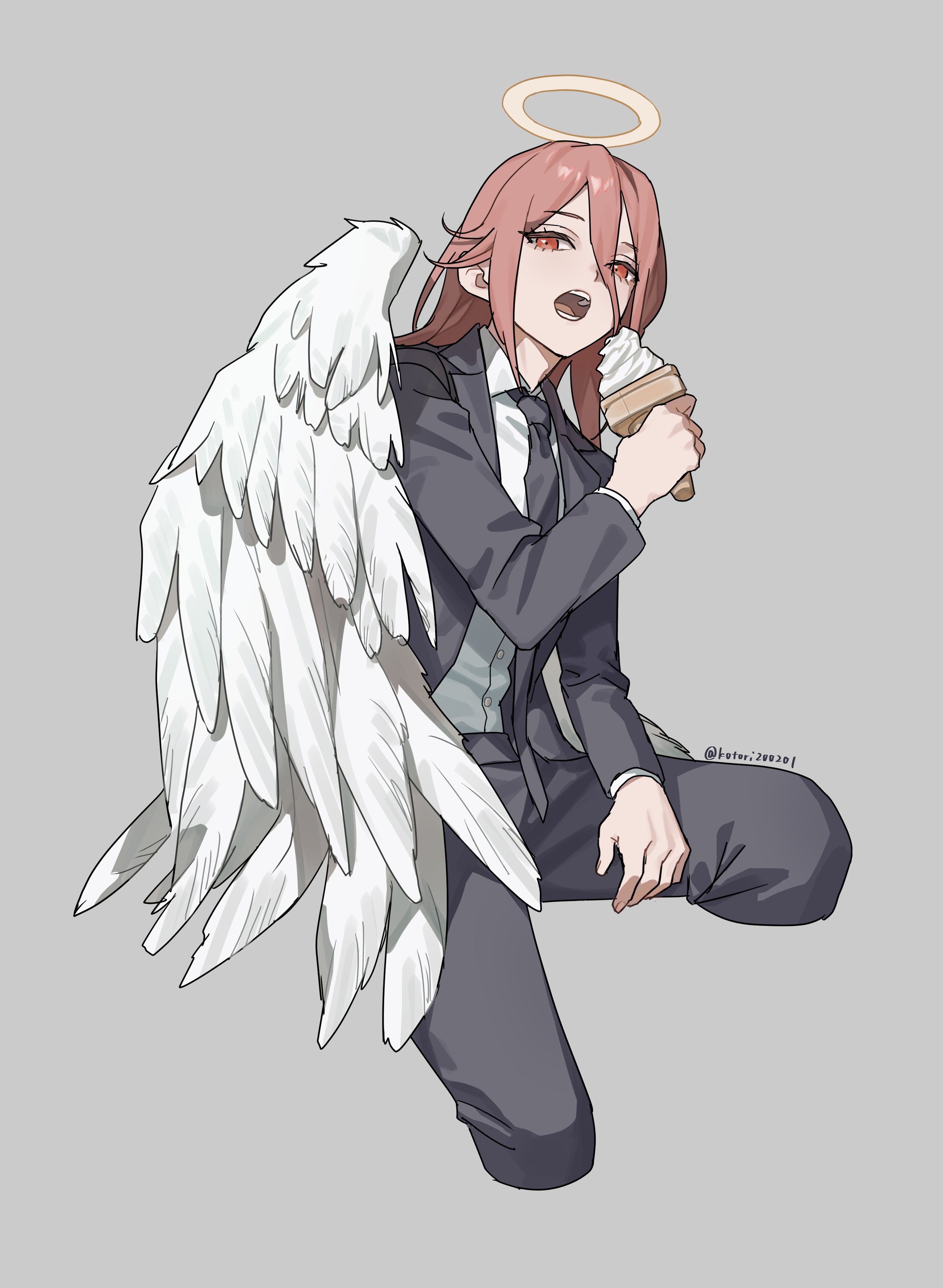 チェンソーマン 天使の悪魔 等身大 メガクリアポスター ベースヤード