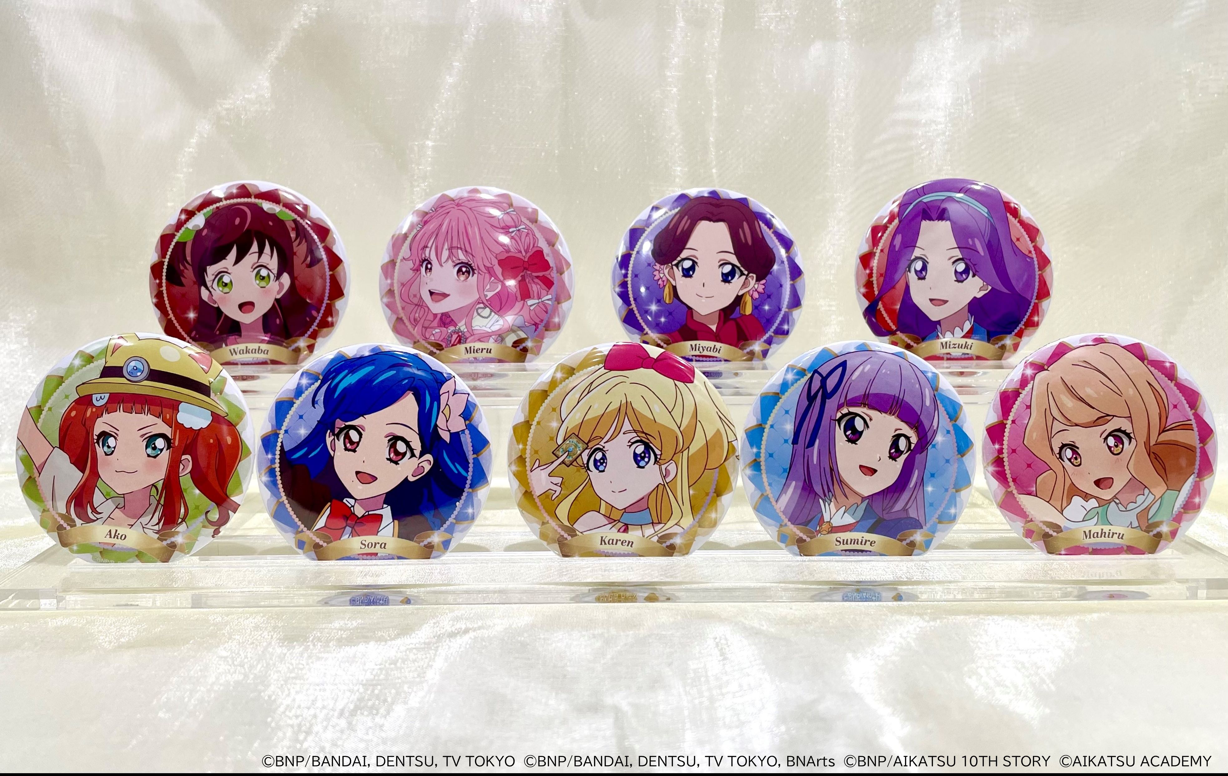 アイカツ 缶バッジ 4種 星宮いちご 大空あかり 虹野ゆめ テヅカツ 難