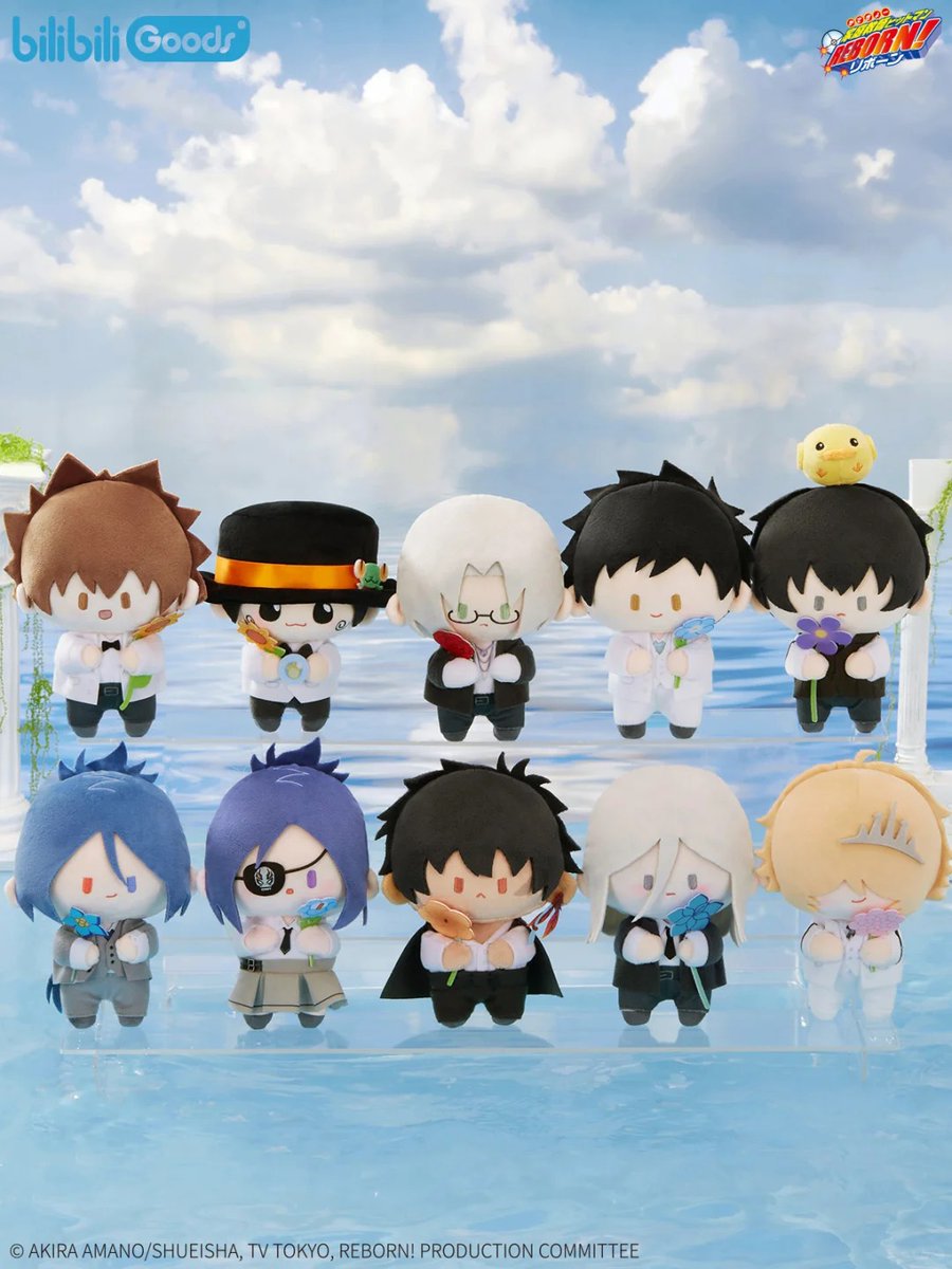 家庭教師ヒットマンREBORN 中国限定 ぬいぐるみ 白蘭 入江 セット 家庭