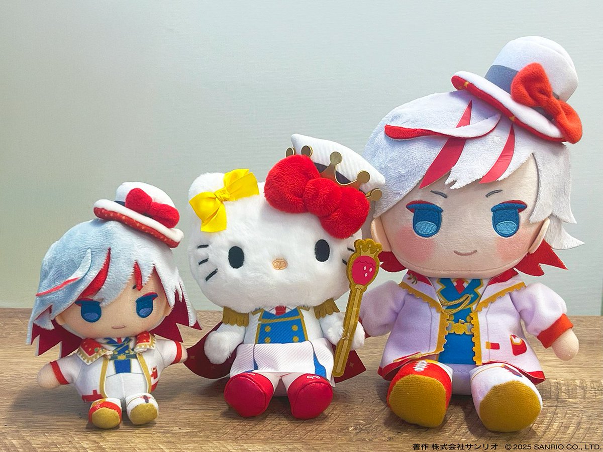 既存商品のサイズ比較はこちら🍎 写真左側：ぷりぬいマスコット 写真