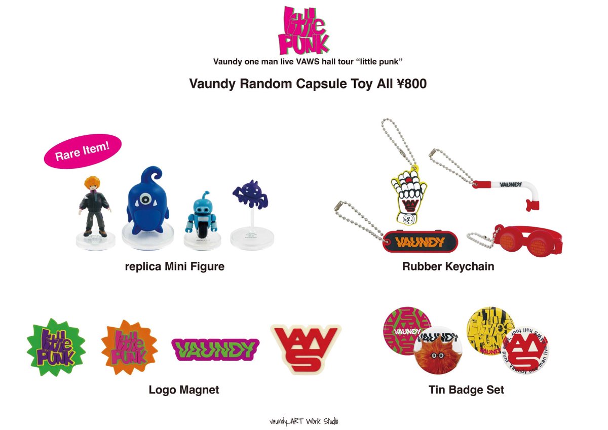 vaundy ライブハウス グッズ Vaundy_ART Work Studio on X