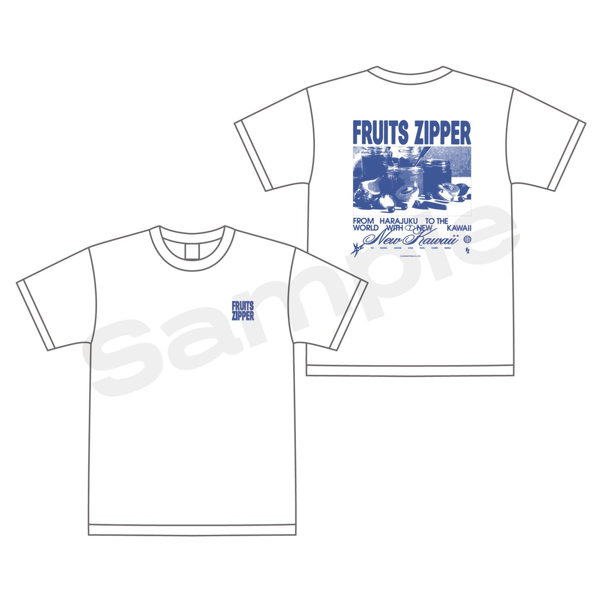 ブラック FC限定 定番Tシャツ XL 復刻 ZIPPER FRUITS