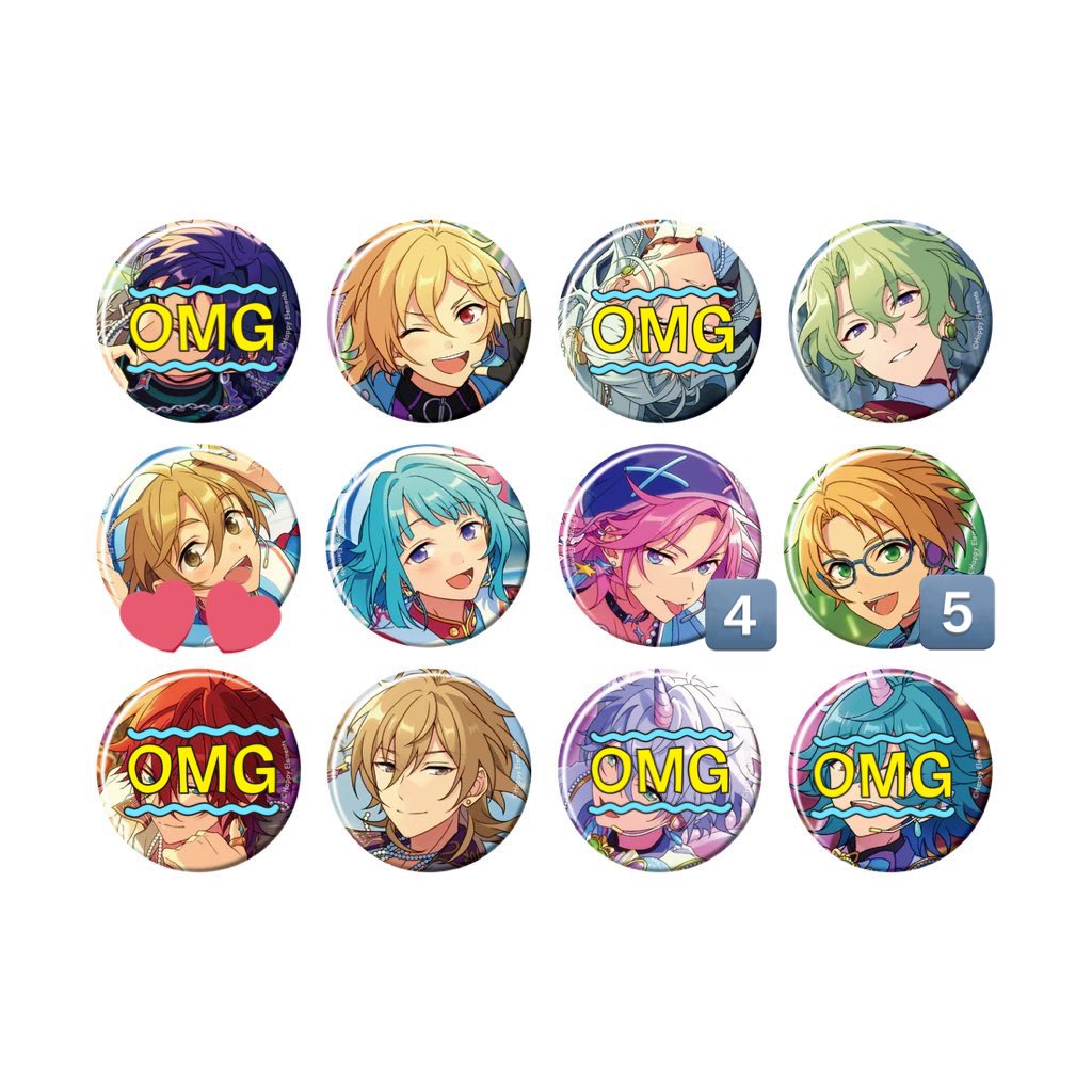 仁兎なずな あんスタ コレクション 缶バッジ 2025 Mar Idol 10個