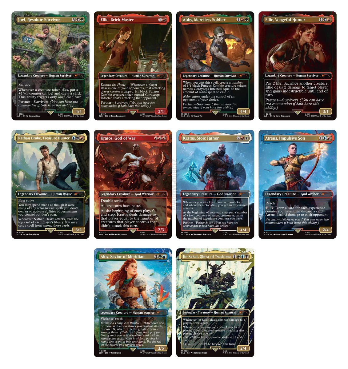 Closer look and more sneak peeks of the MTG Secret Lair x