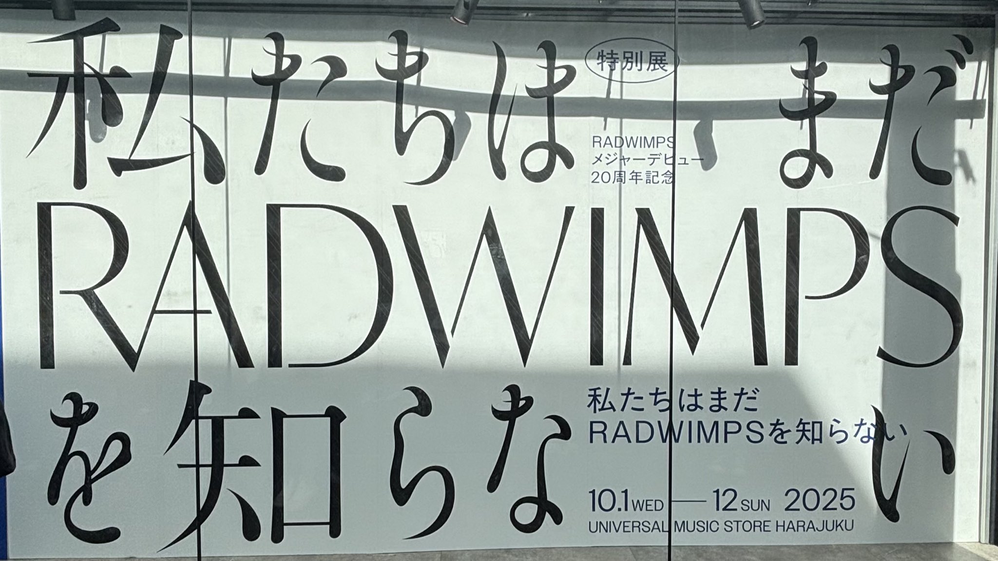 RADWIMPS 特別展 ポップアップ ジャケットTシャツ ×と◯と罪と L