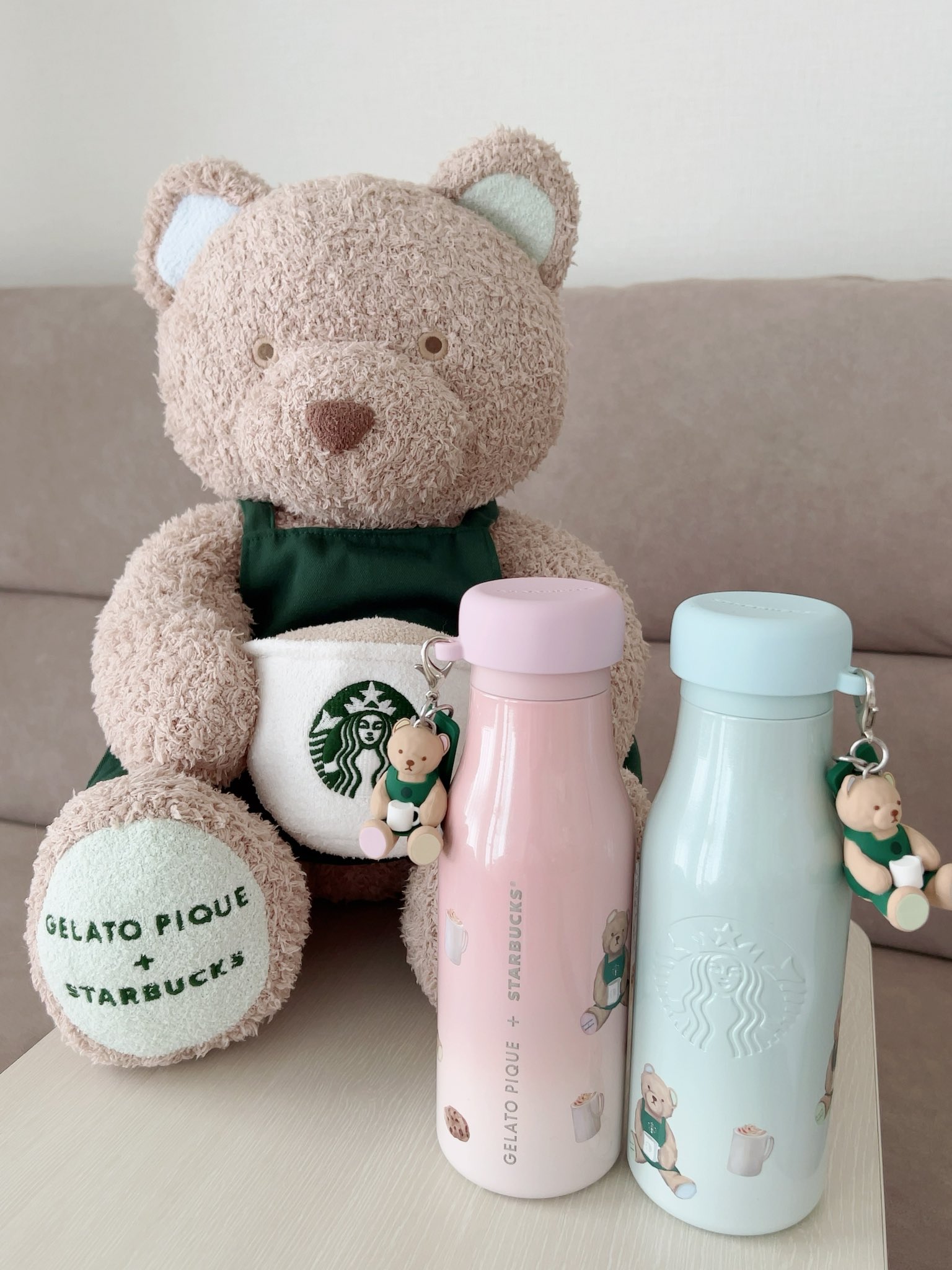 ジェラートピケ✖️スターバックス ぬいぐるみ テッシュケース