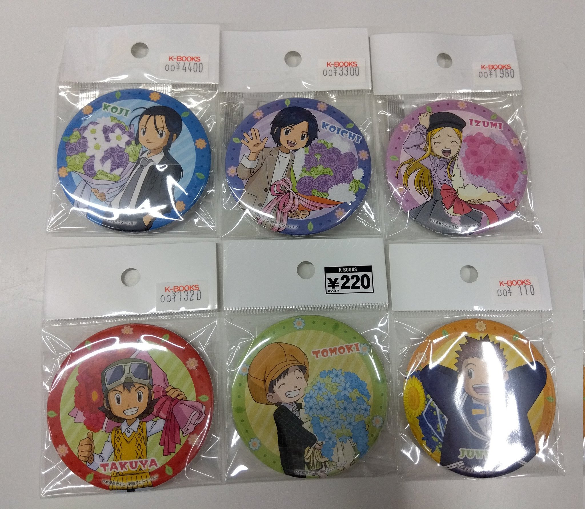 デジモン デジフェス2022 デジモンフロンティア 缶バッジ 源輝二 木村