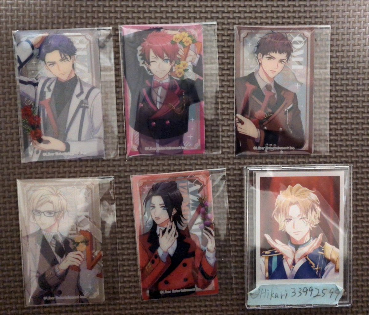 A3! 秋組 万里 十座 太一 臣 左京 莇 クリアファイル ブロマイド