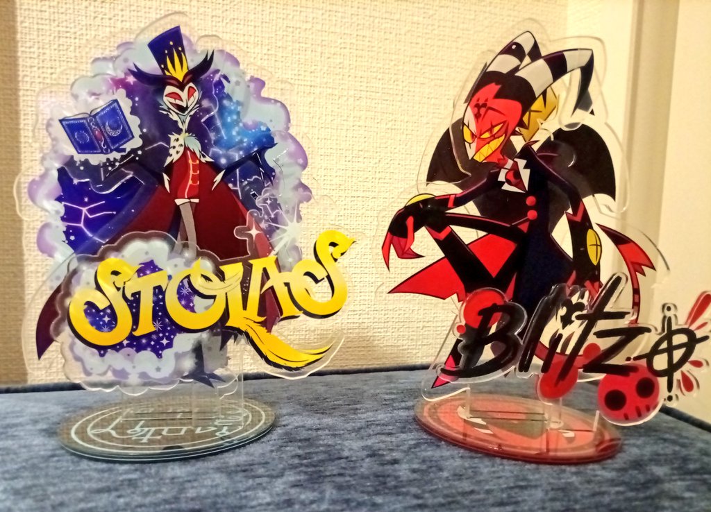 ヘルヴァボス ストラス アクスタ2種セット ヘルヴァボス アクリル