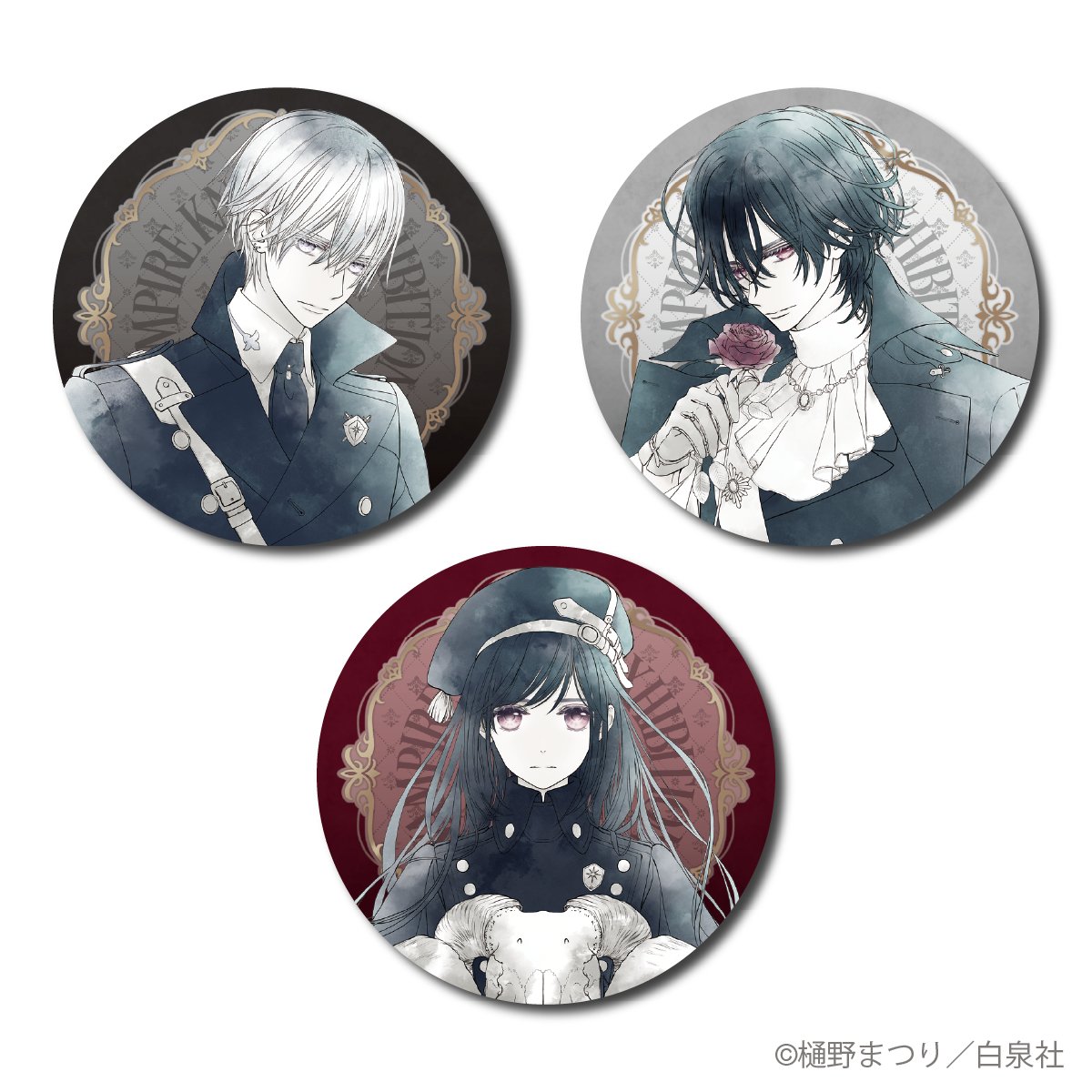 ヴァンパイア騎士 アクリルプレート 原画展 樋野まつりデビュー25周年