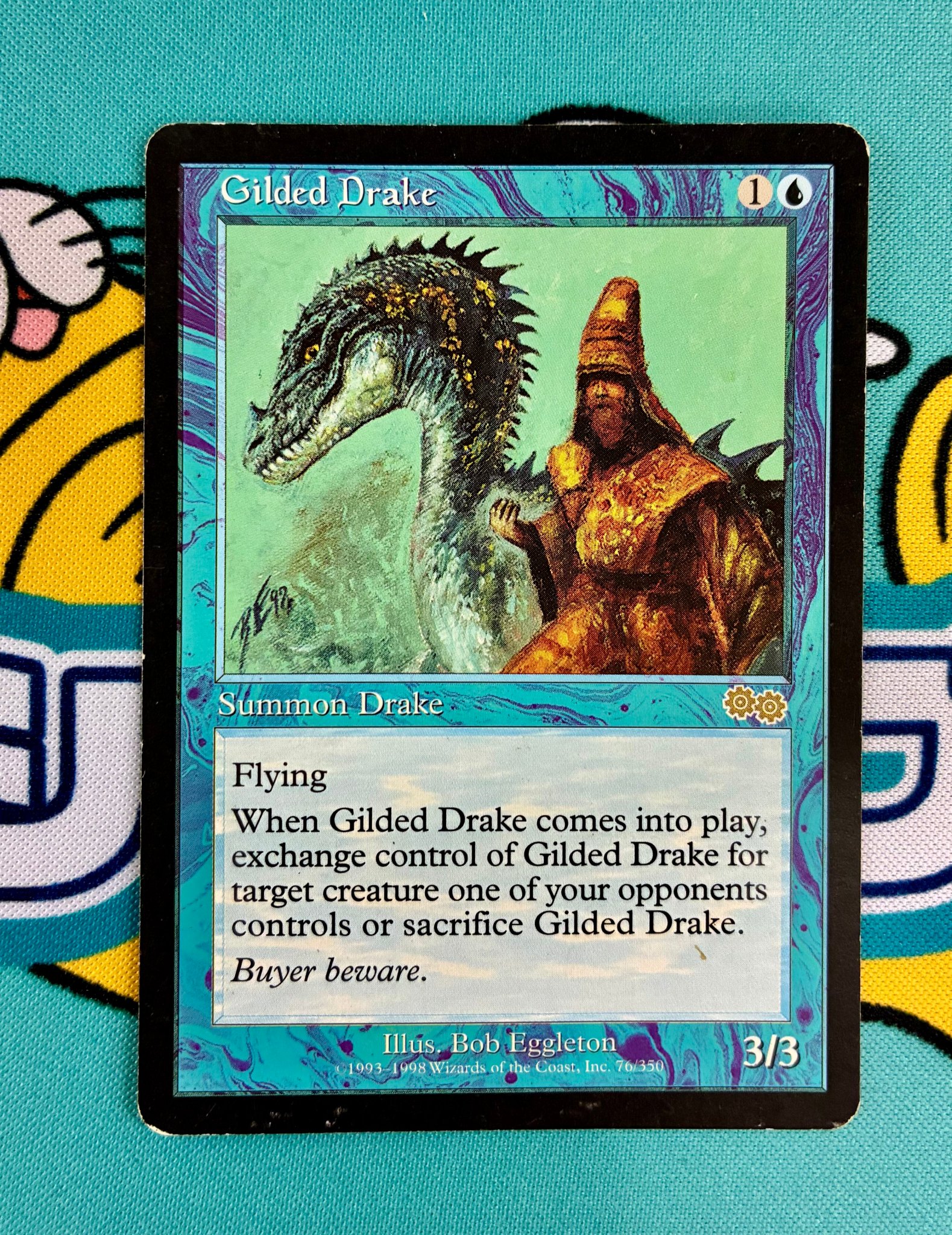 MTG【金粉のドレイク】日本語 USG MTG】金粉のドレイク/Gilded Drake