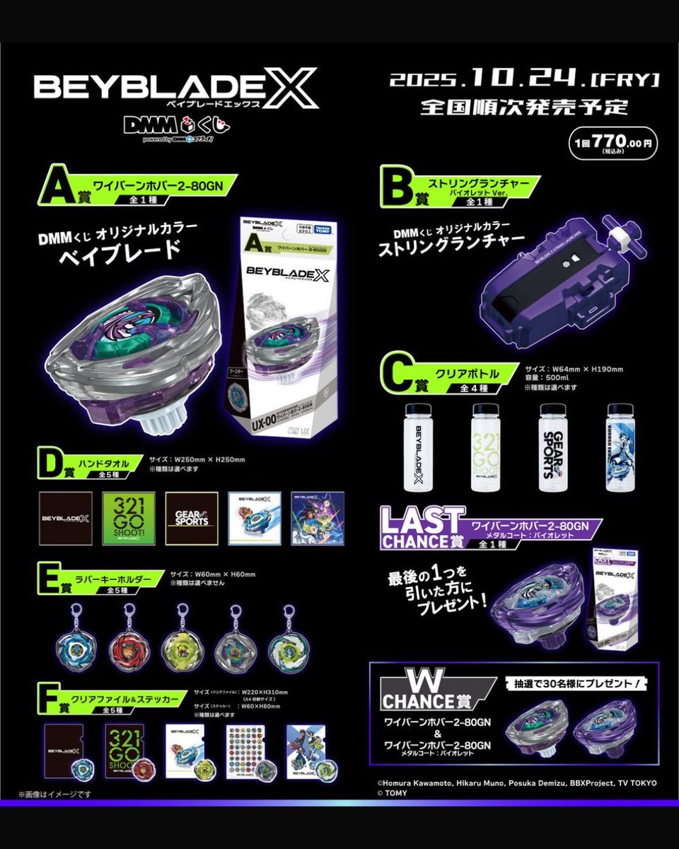 ベイブレードX 一番くじ ラスト、A、B賞含むフルセミプリートセット