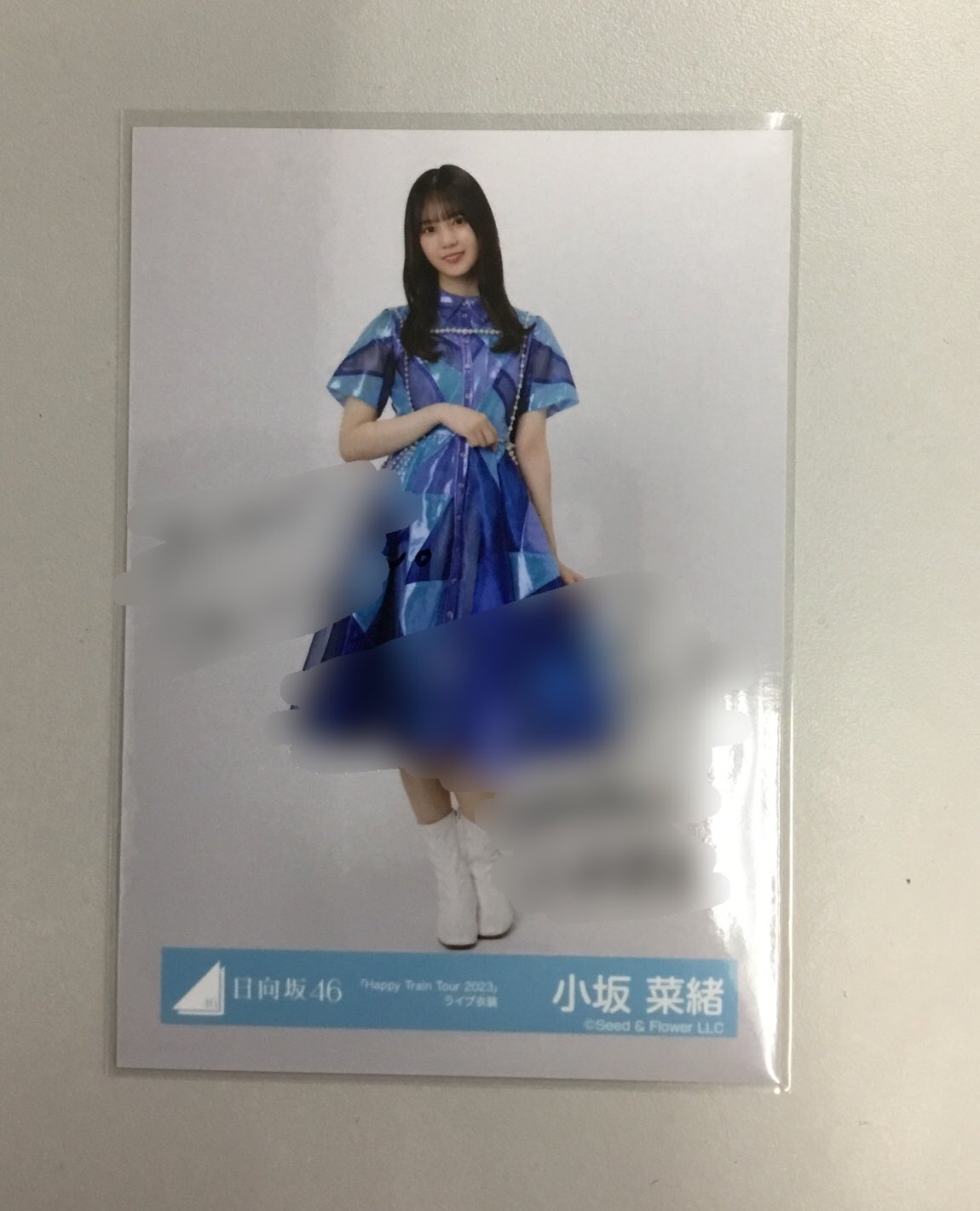 日向坂46清水理央生写真直筆サインHappyTrainTour2023ライブ衣装