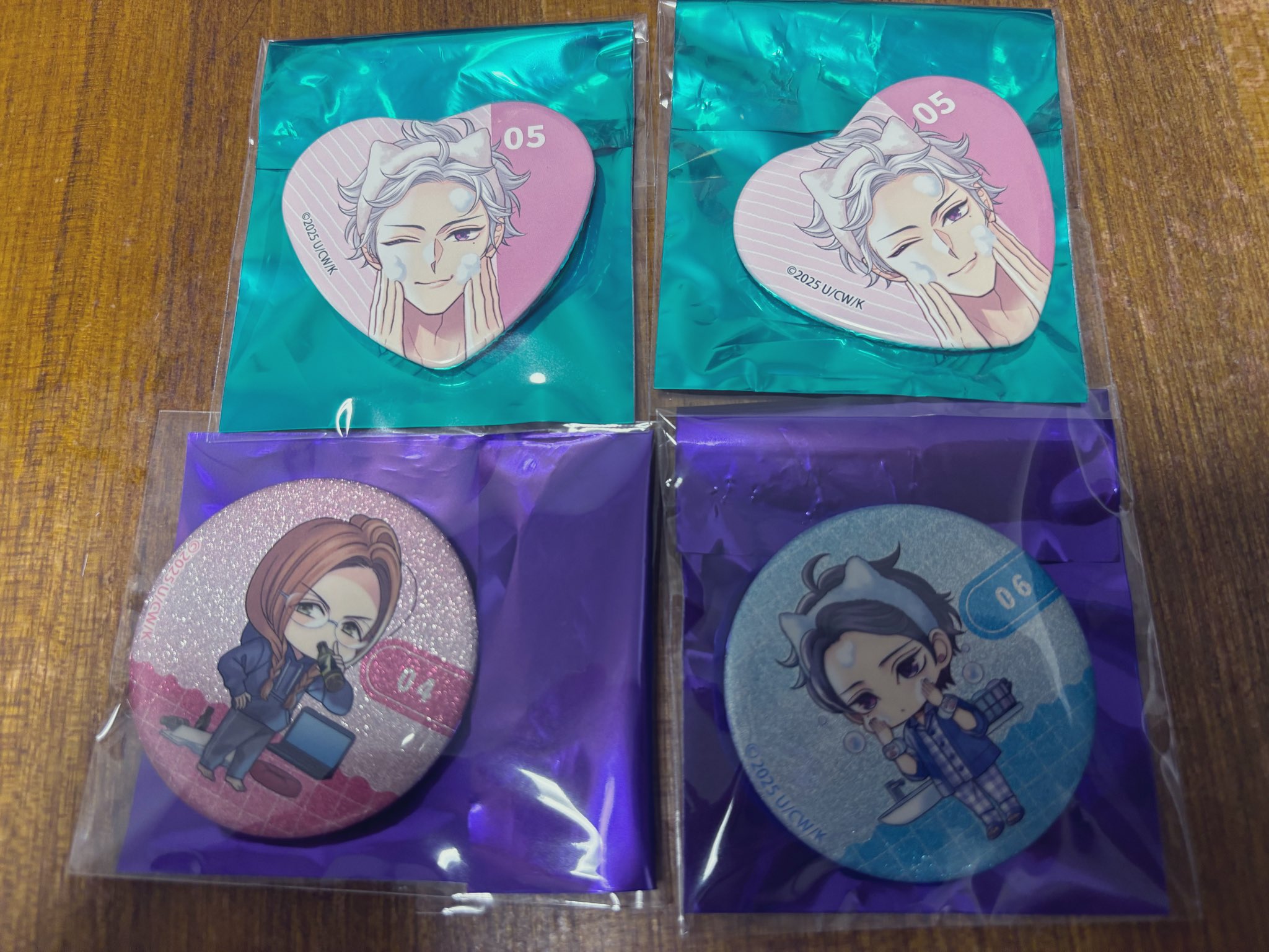 BROTHERSCONFLICT ハート型 缶バッジ 梓 BROTHERSCONFLICT ハート型 缶