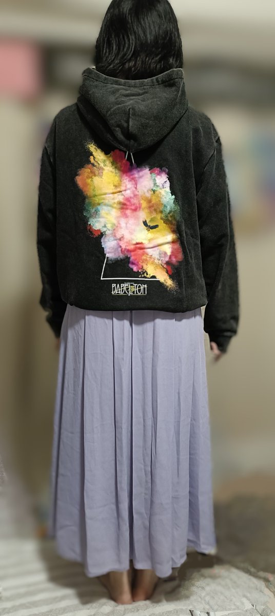 ミセスグリーンアップル バベルの塔グッズ フーディーの着画 166cm L