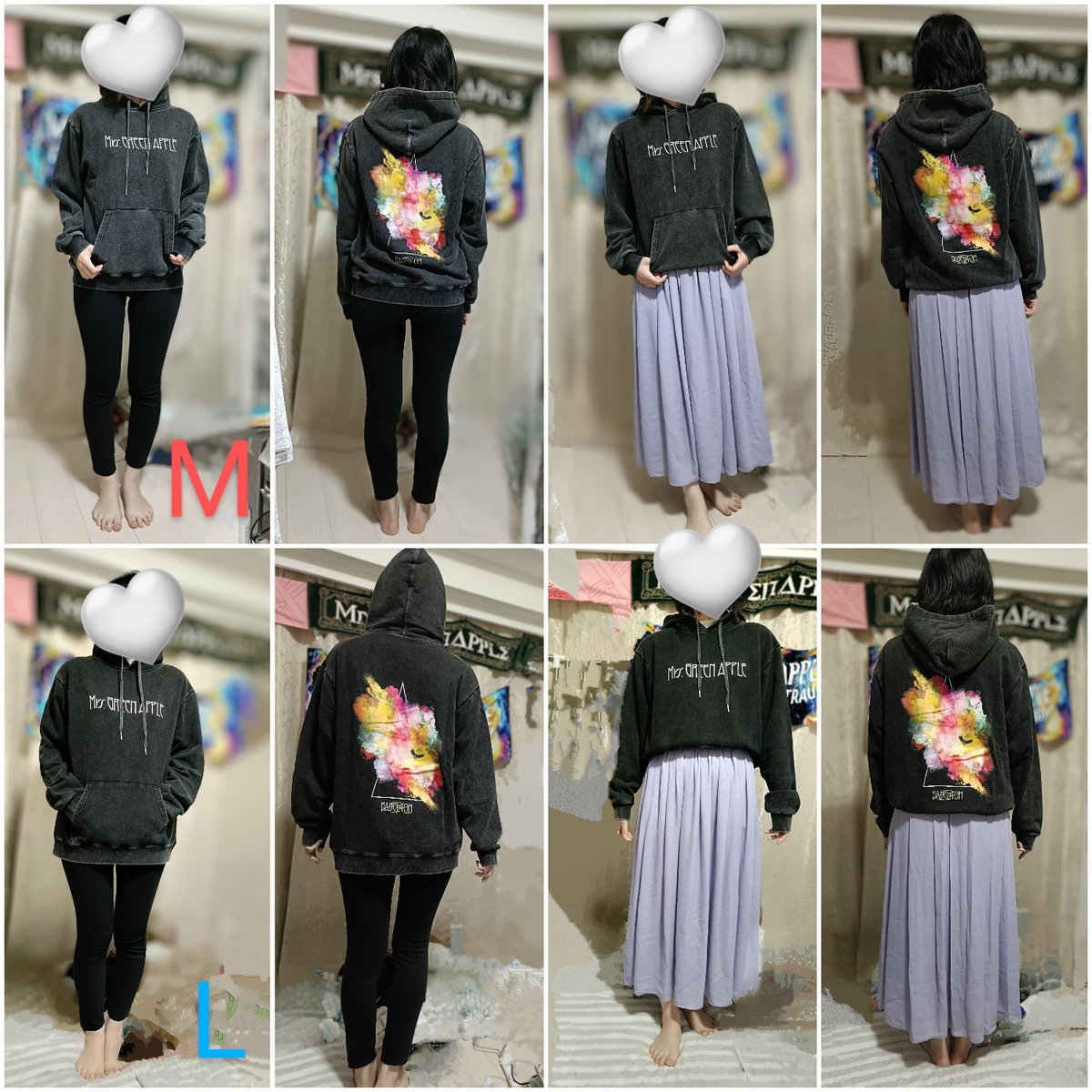 Mrs.GREEN APPLE ミセス バベル フーディ Mサイズ ミセスグリーン