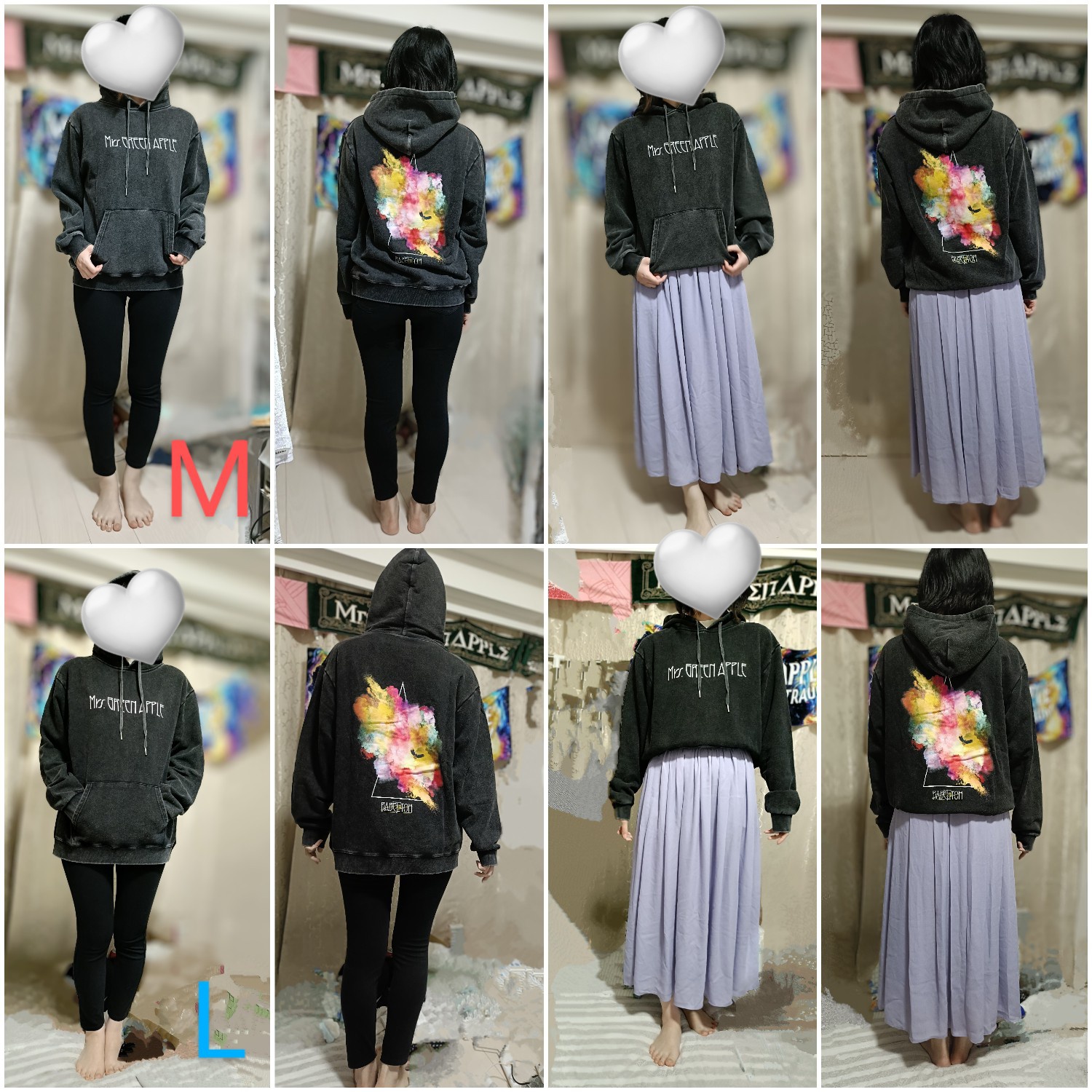 Mrs. GREEN APPLE ミセス Harmony フーディー パーカー Mrs. GREEN