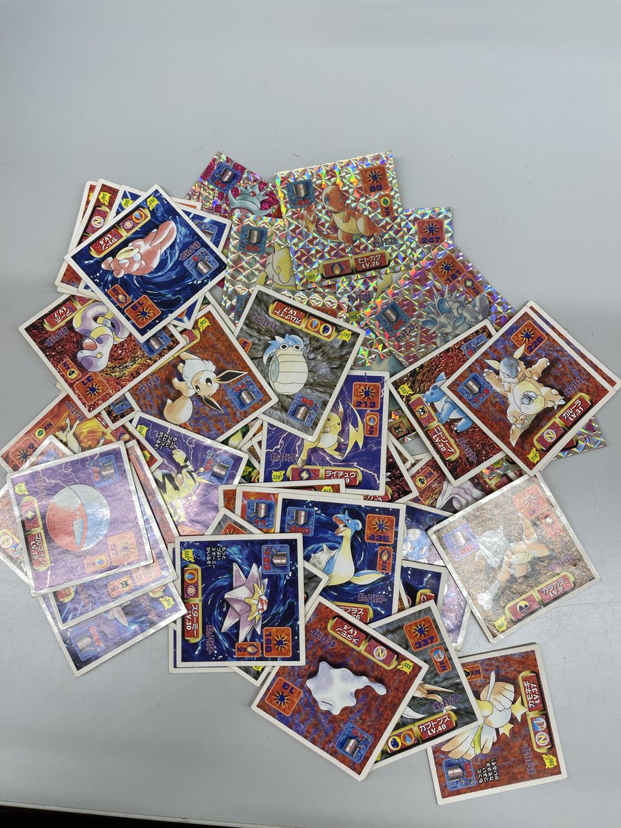 入荷情報◓⃙⁣】 アマダ ポケモンシール入荷致しました