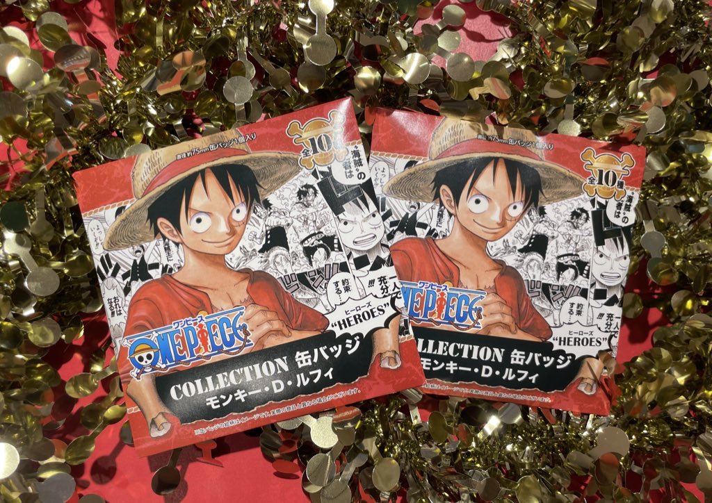 ワンピース Hello ONE PIECE 缶バッジセット ルフィ ワンピース 展